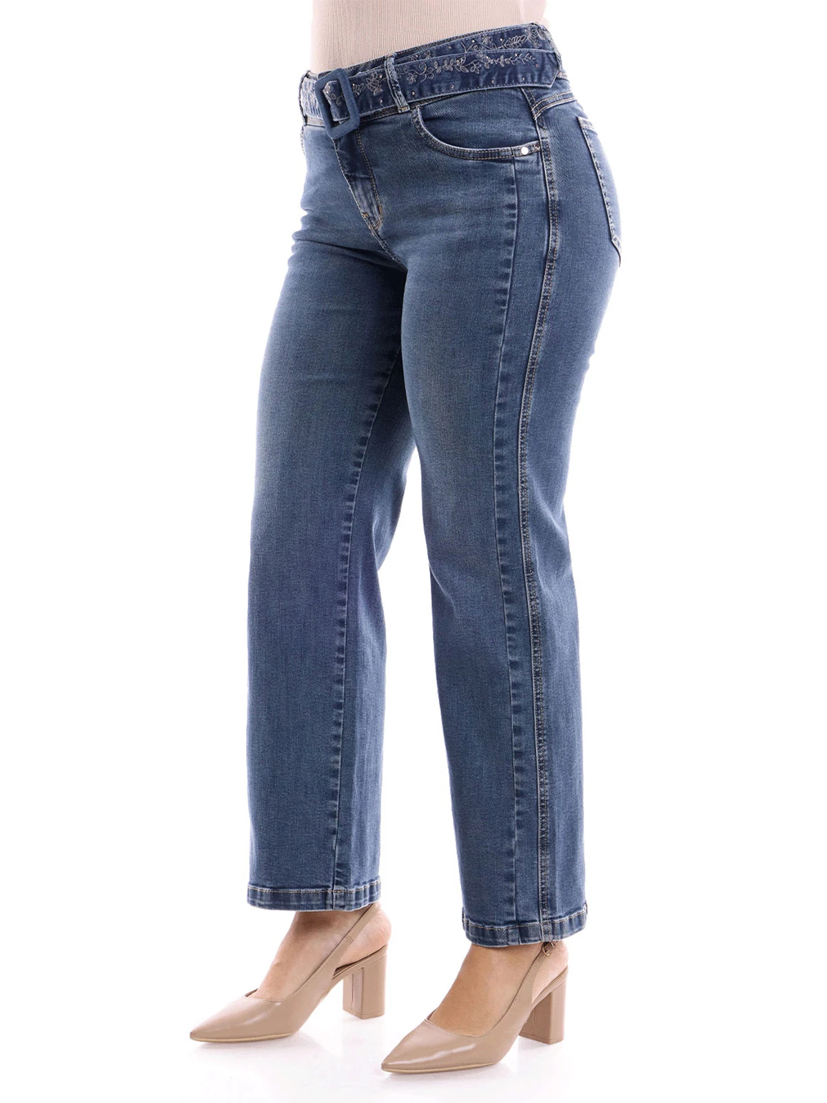 JEANS ALGODÓN STRAIGHT MUJER METAL JEANS GUADALAJARA - 4