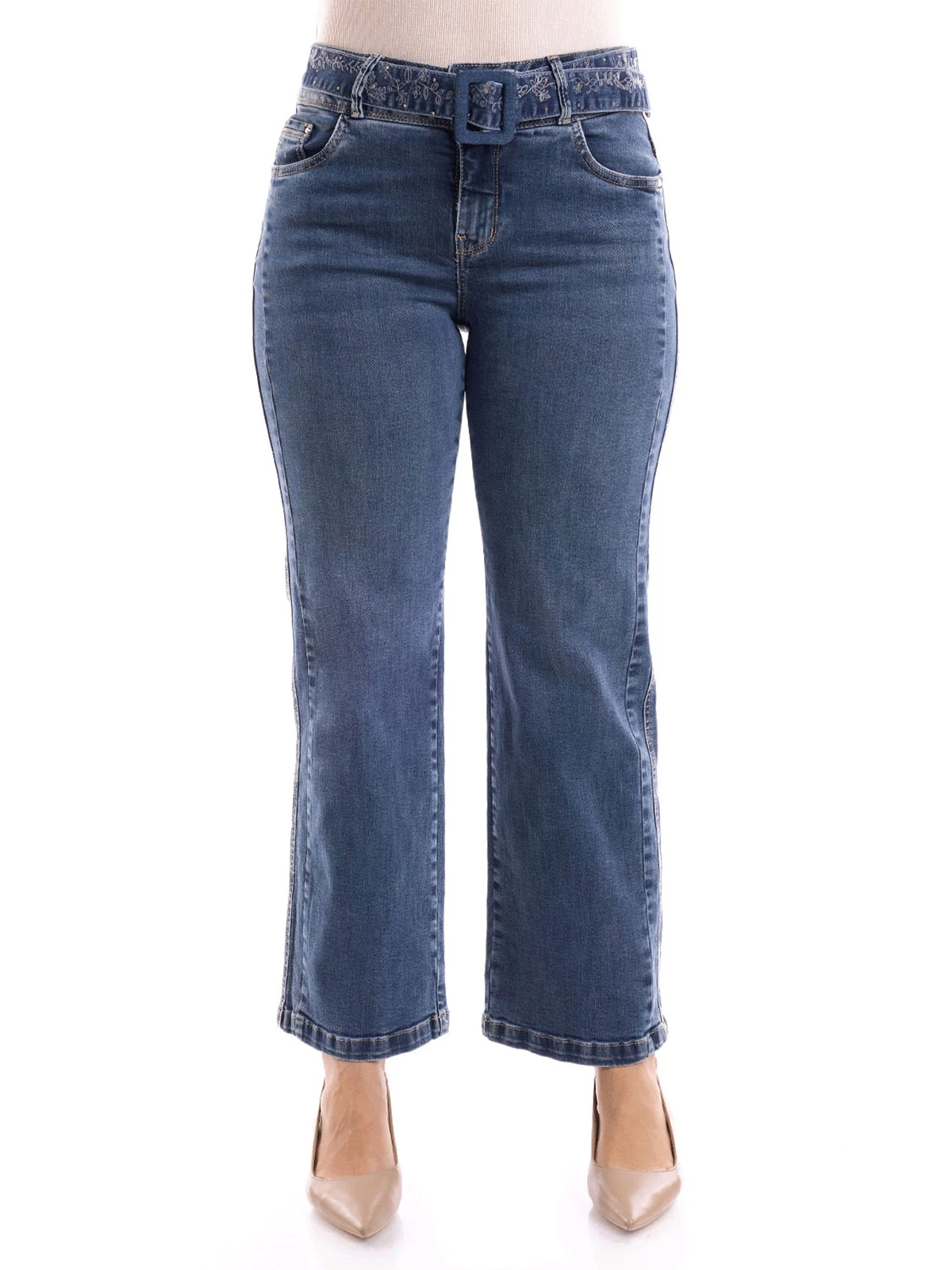 JEANS ALGODÓN STRAIGHT MUJER METAL JEANS GUADALAJARA - 2
