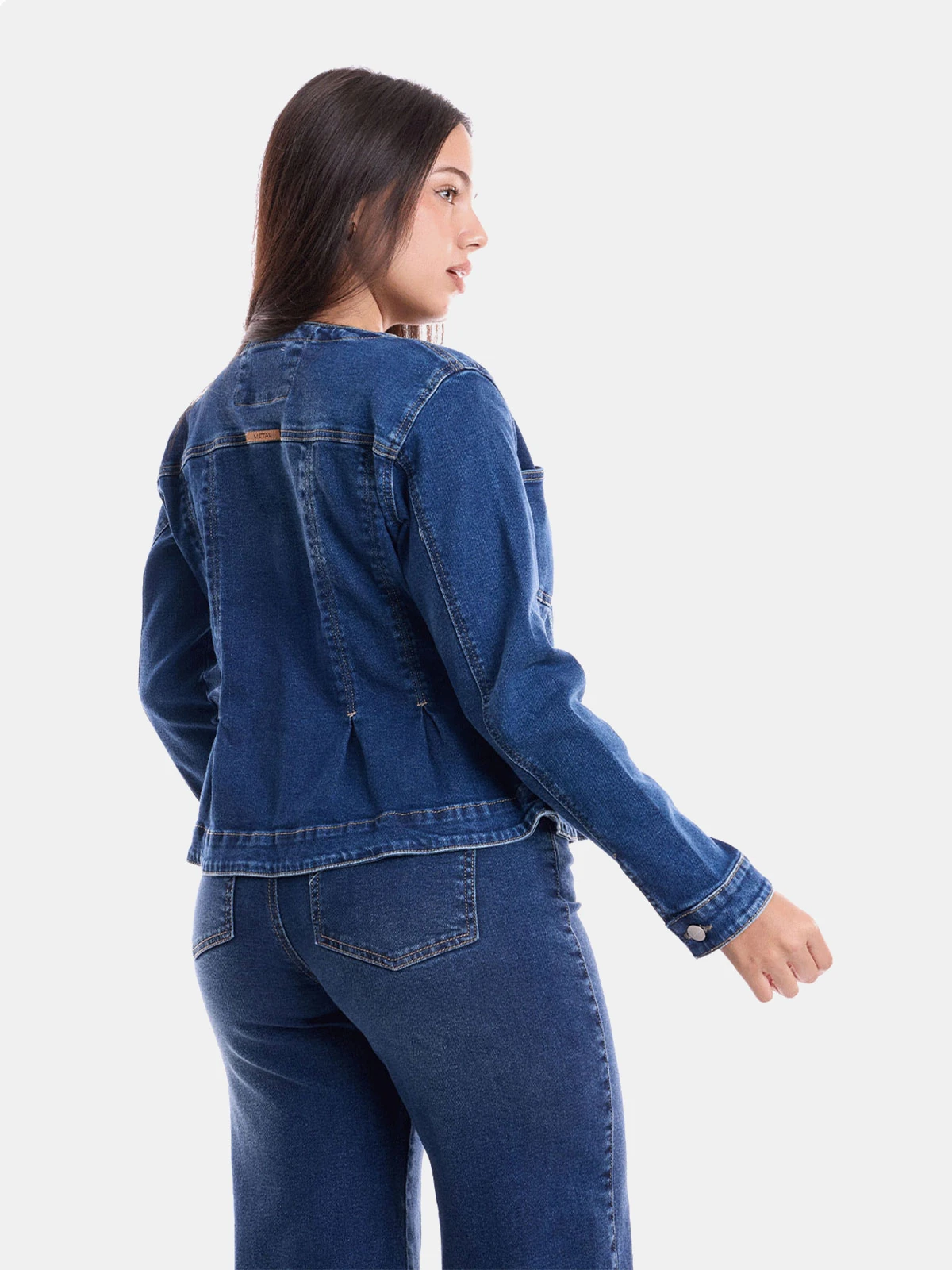 CASACA ALGODÓN DENIM MUJER METAL JEANS SANELLA - 2