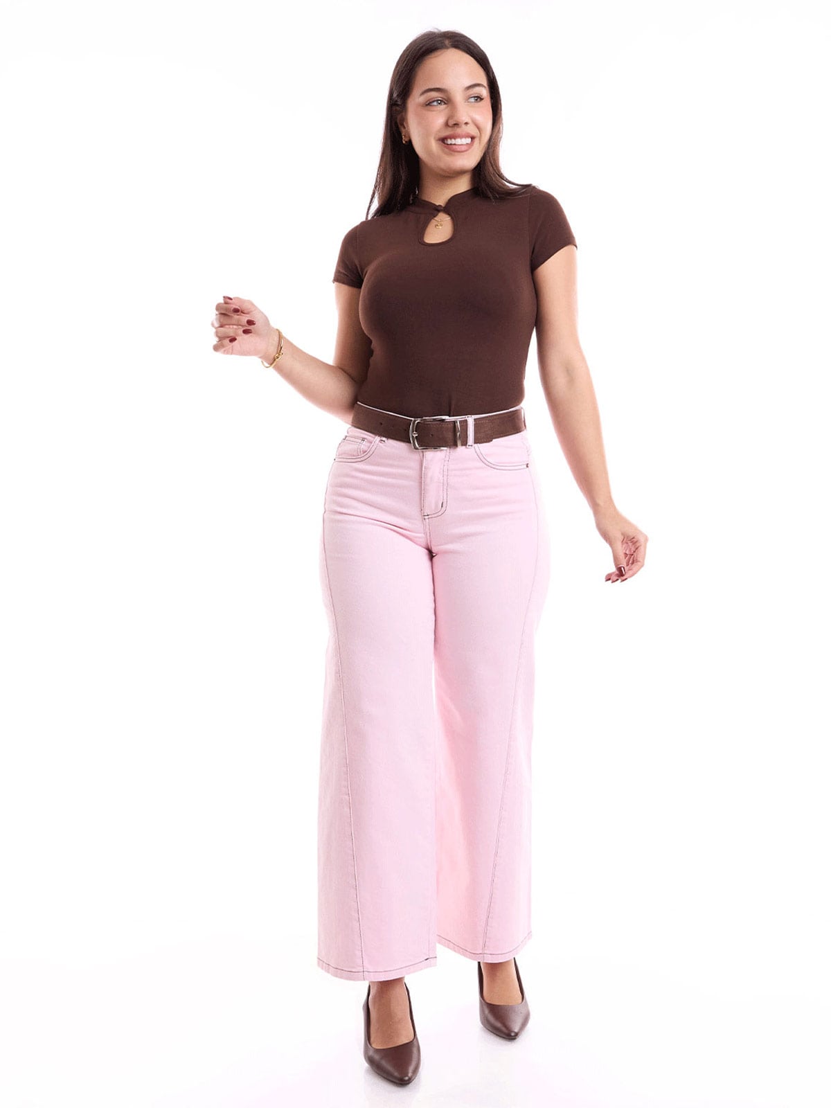 JEANS ALGODÓN WIDE LEG MUJER METAL JEANS MIRTHA - 1