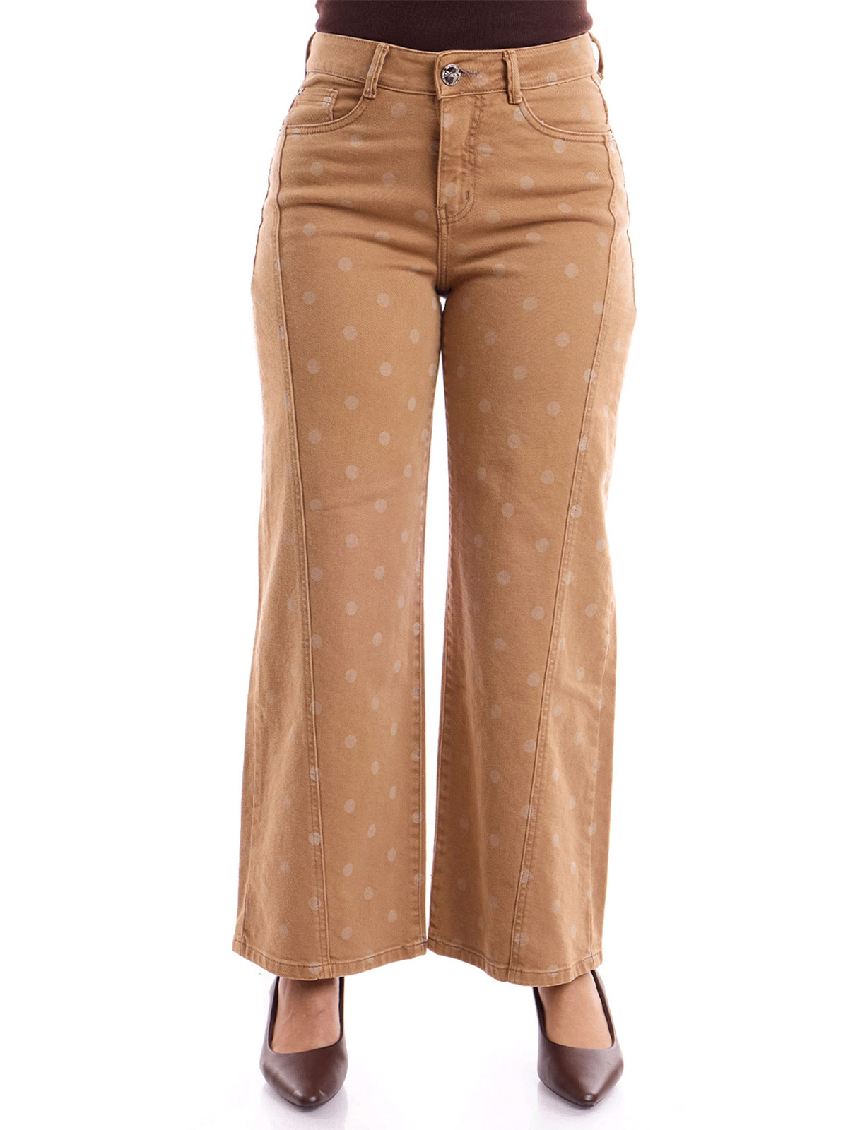 JEANS ALGODÓN WIDE LEG MUJER METAL JEANS LUNARES - 2