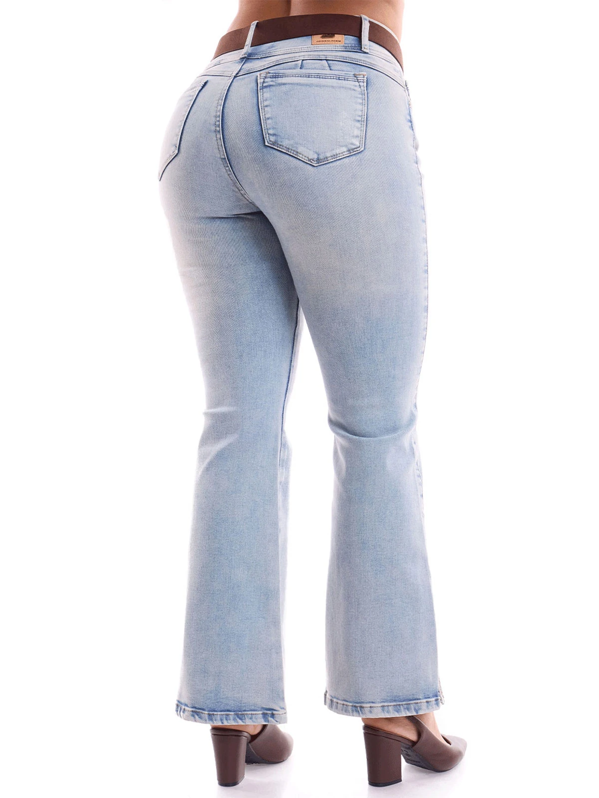 JEANS ALGODÓN FLARE MUJER METAL JEANS ABERTURA EMILIA - 3