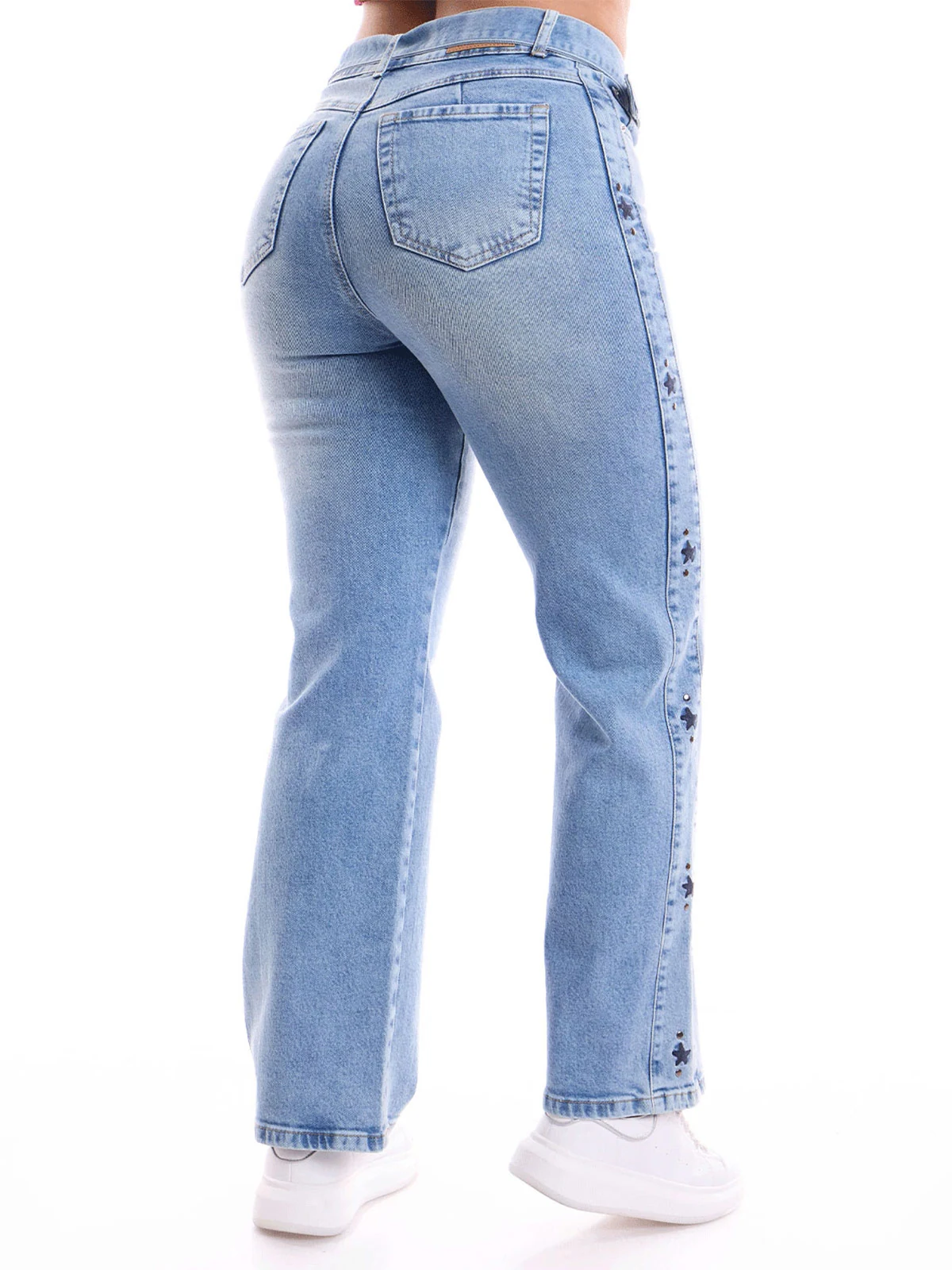 JEANS ALGODÓN STRAIGHT MUJER METAL JEANS CAROLINA - 3