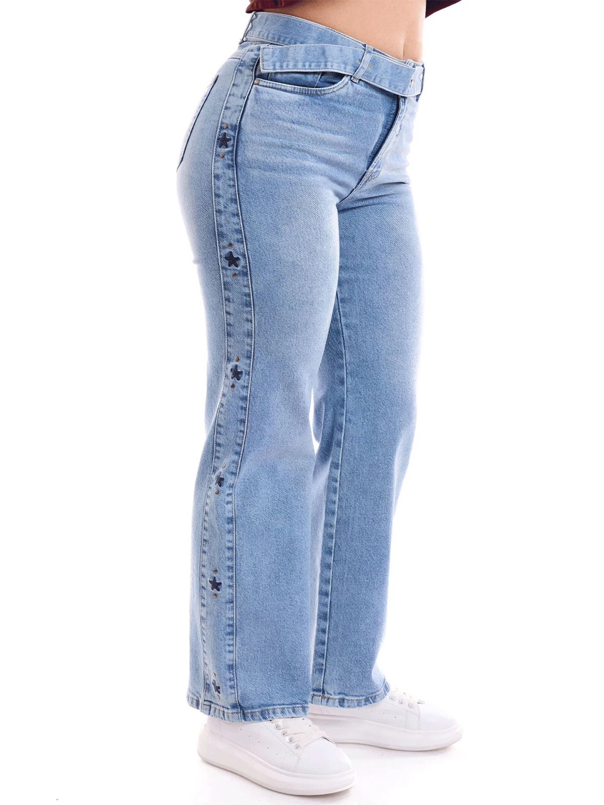JEANS ALGODÓN STRAIGHT MUJER METAL JEANS CAROLINA - 4