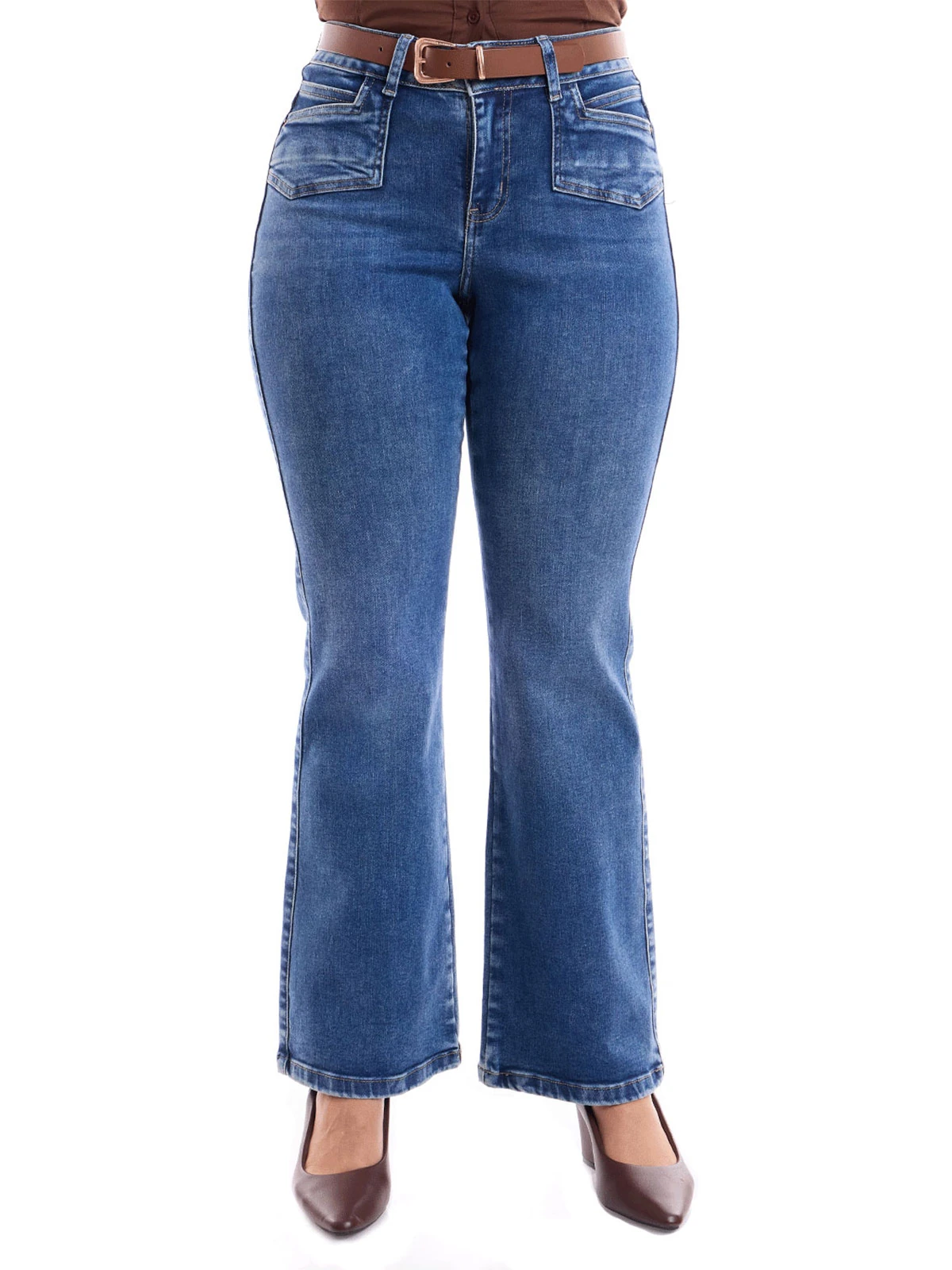 JEANS ALGODÓN FLARE MUJER METAL JEANS LIRA - 2