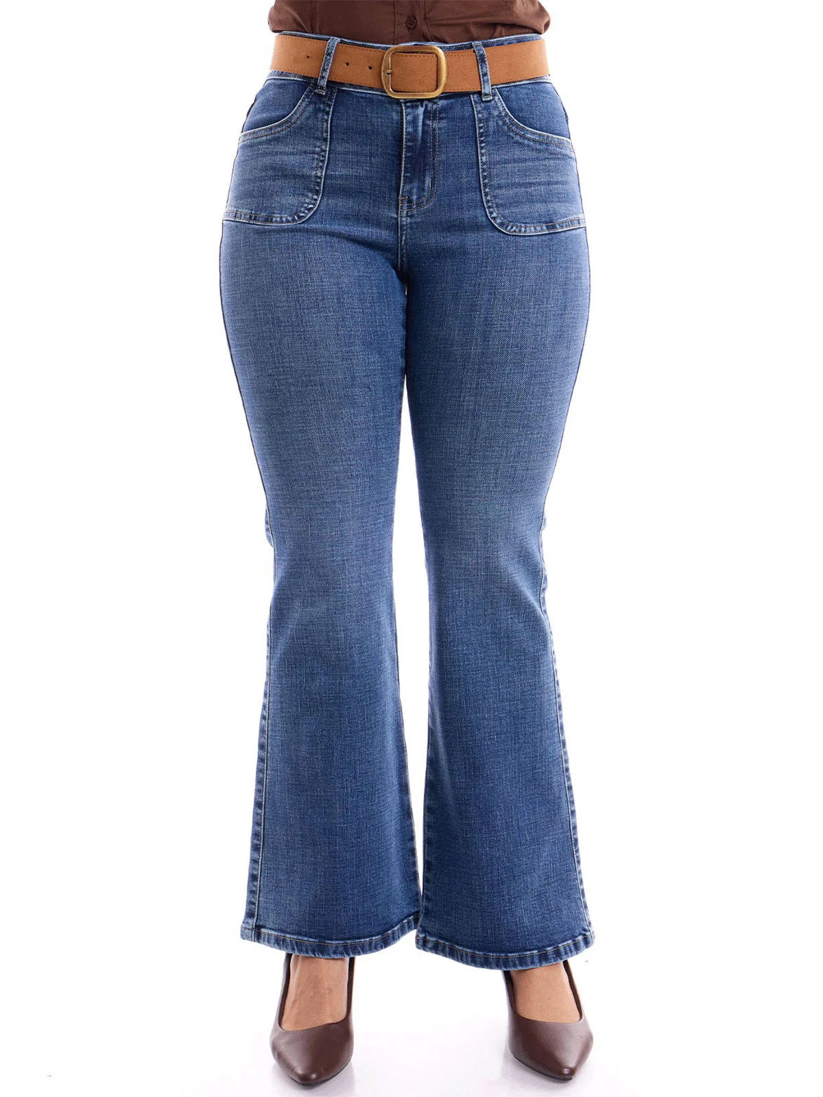 JEANS ALGODÓN FLARE MUJER METAL JEANS AFRICA - 2