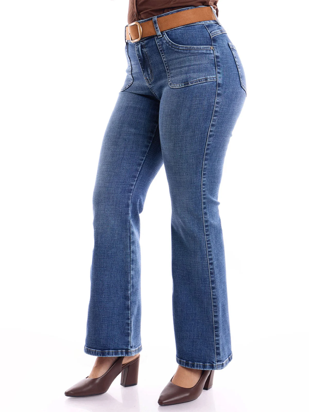 JEANS ALGODÓN FLARE MUJER METAL JEANS AFRICA - 4