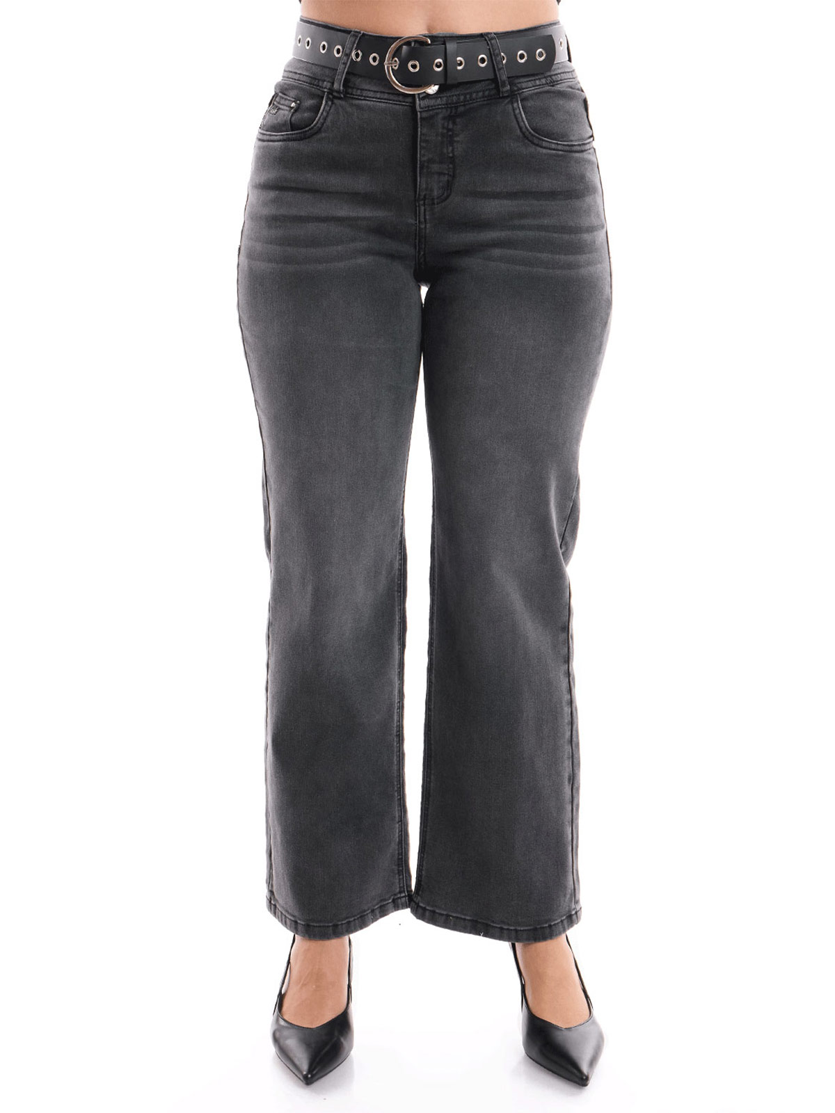 JEANS ALGODÓN STRAIGHT MUJER METAL JEANS ESTEFANIA - 2