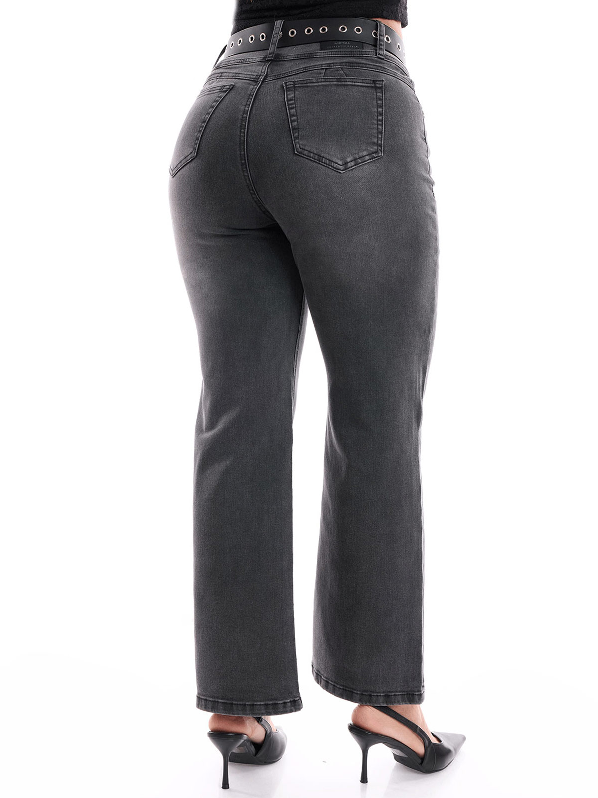 JEANS ALGODÓN STRAIGHT MUJER METAL JEANS ESTEFANIA - 3