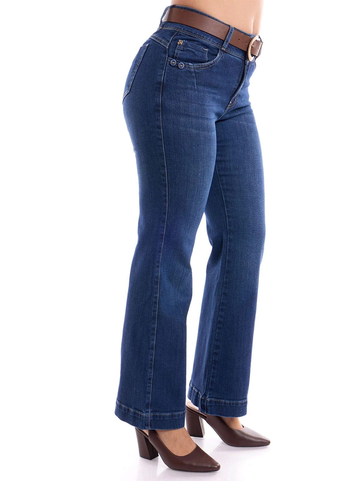 JEANS ALGODÓN WIDE LEG MUJER METAL JEANS ANGELINA - 4