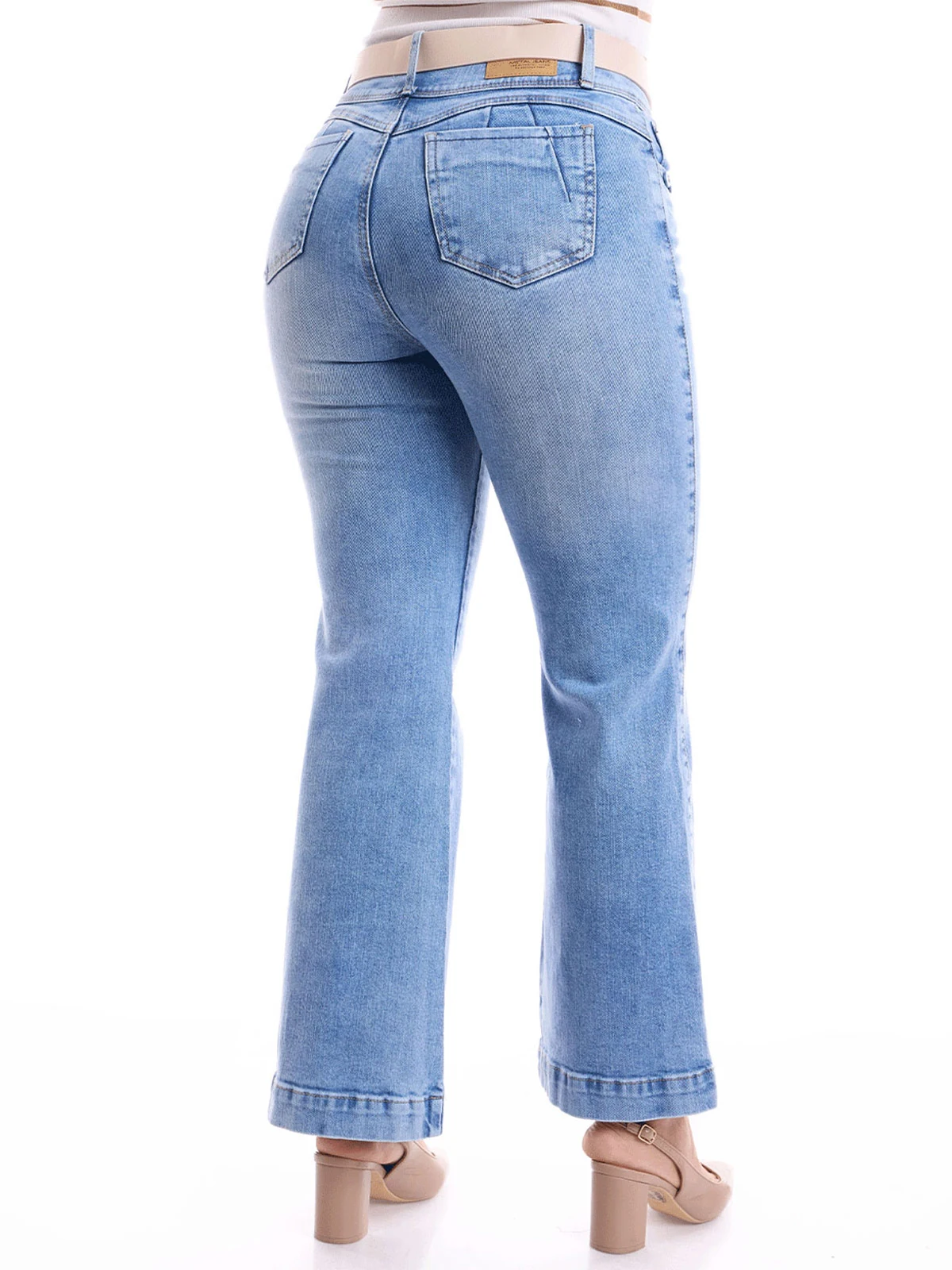 JEANS ALGODÓN WIDE LEG MUJER METAL JEANS ANGELINA - 3