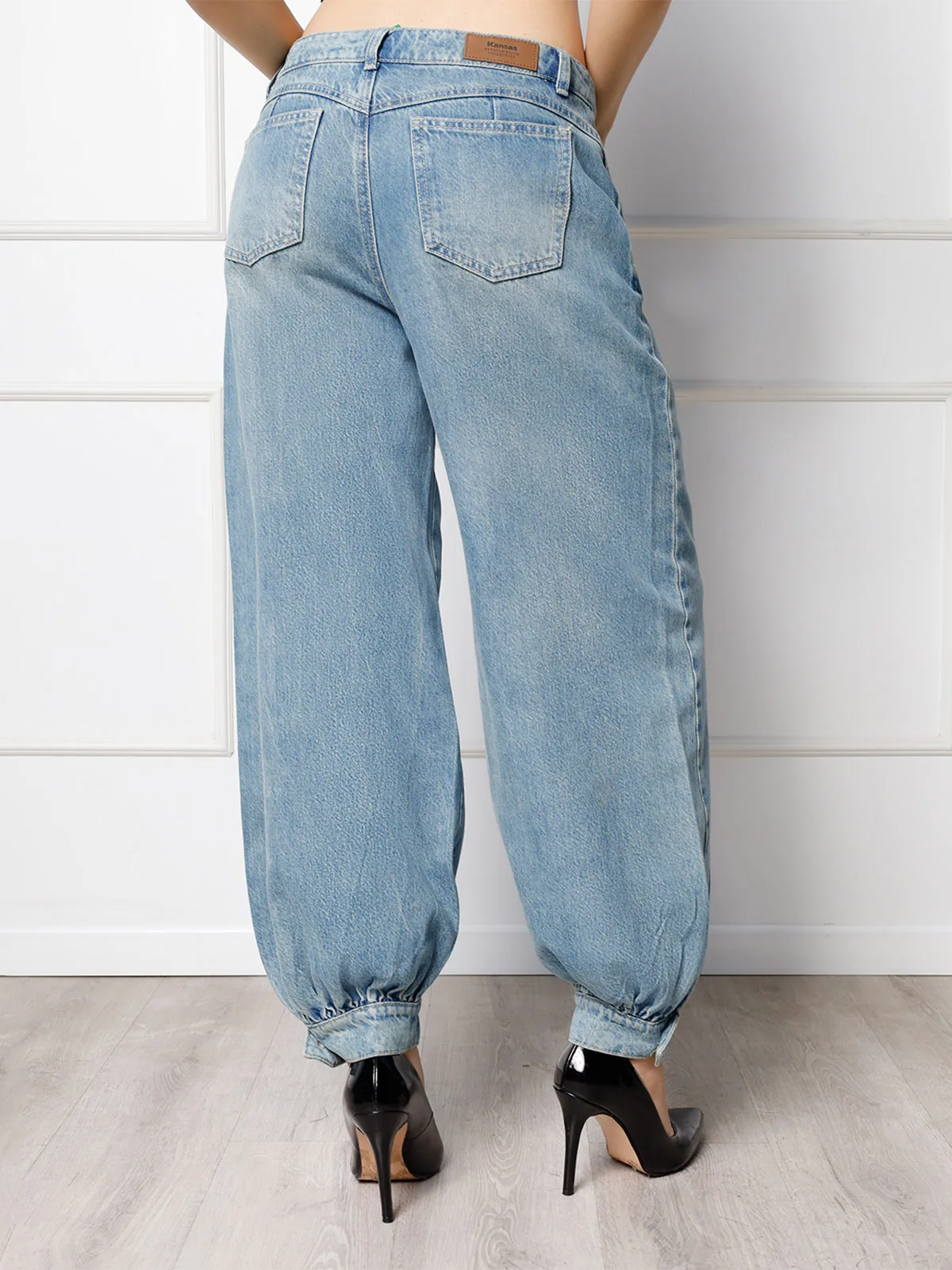 JEANS ALGOGÓN BALLON MUJER KANSAS MELYNA - 2
