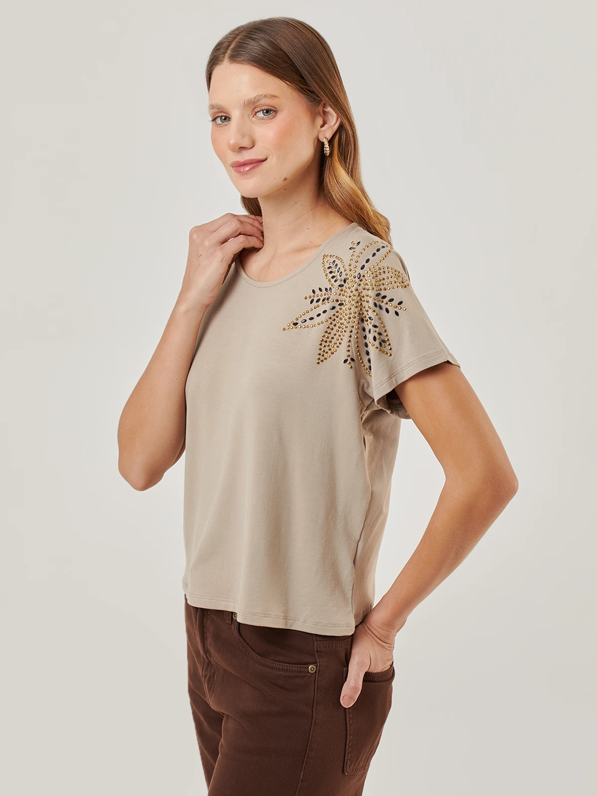 POLO MANGA CORTA ALGODÓN MUJER TATIENNE - 3