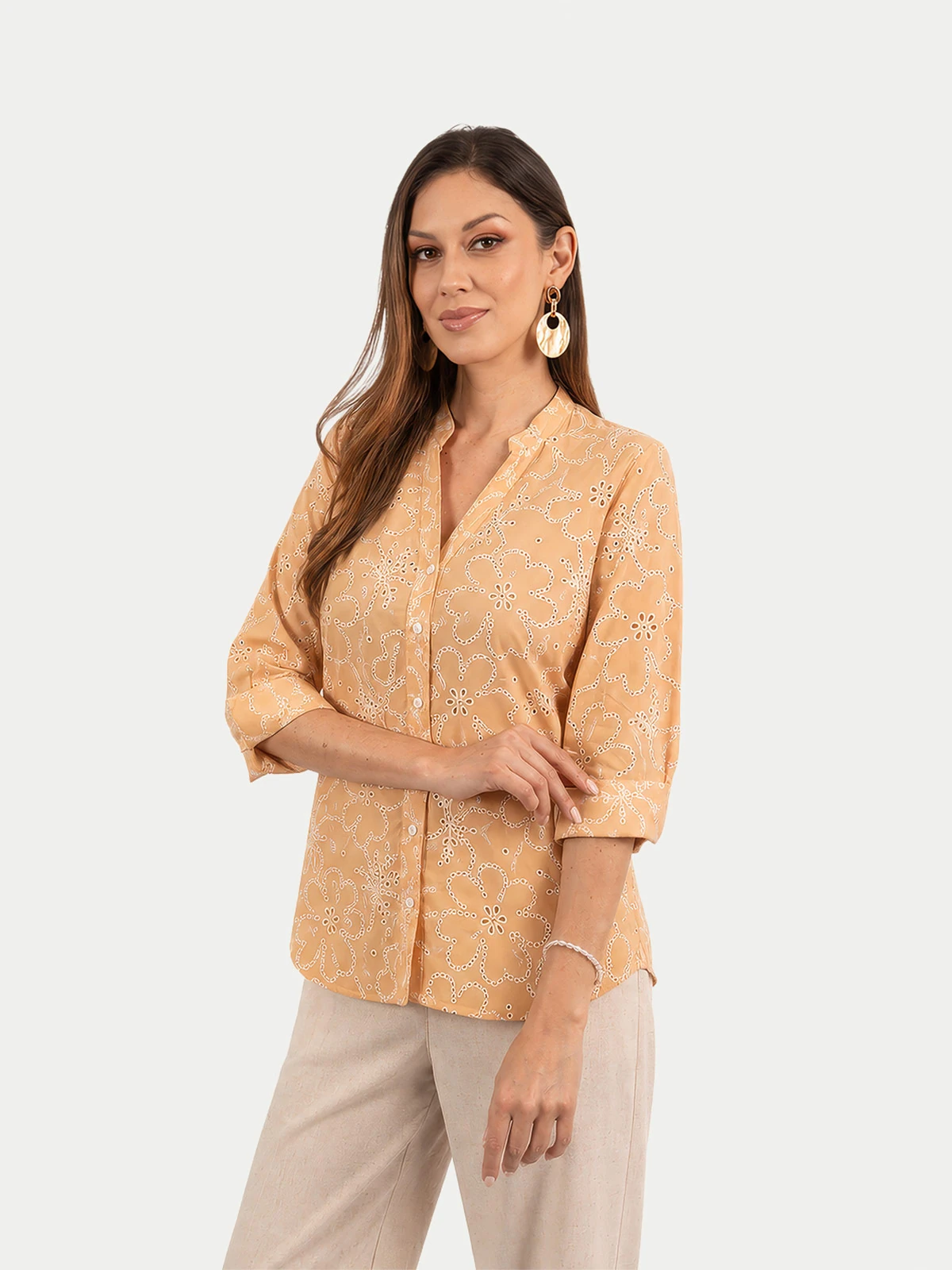 BLUSA ALGODÓN MUJER CP MODA DE COLECCIÓN - 1