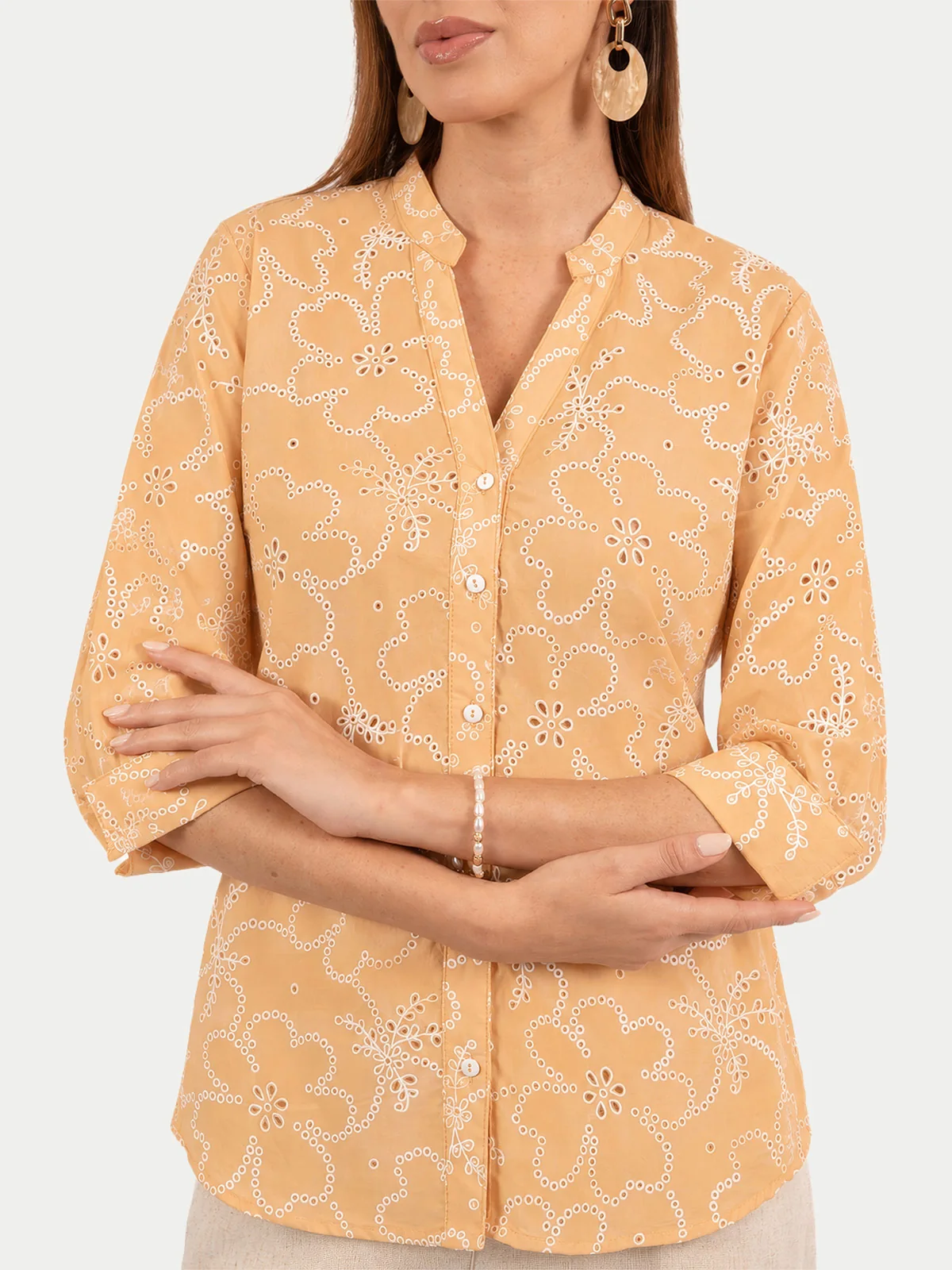 BLUSA ALGODÓN MUJER CP MODA DE COLECCIÓN - 4