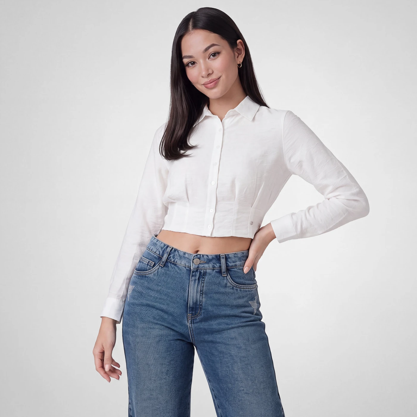 BLUSA MANGA LARGA MUJER SQUEEZE LYREN - 1