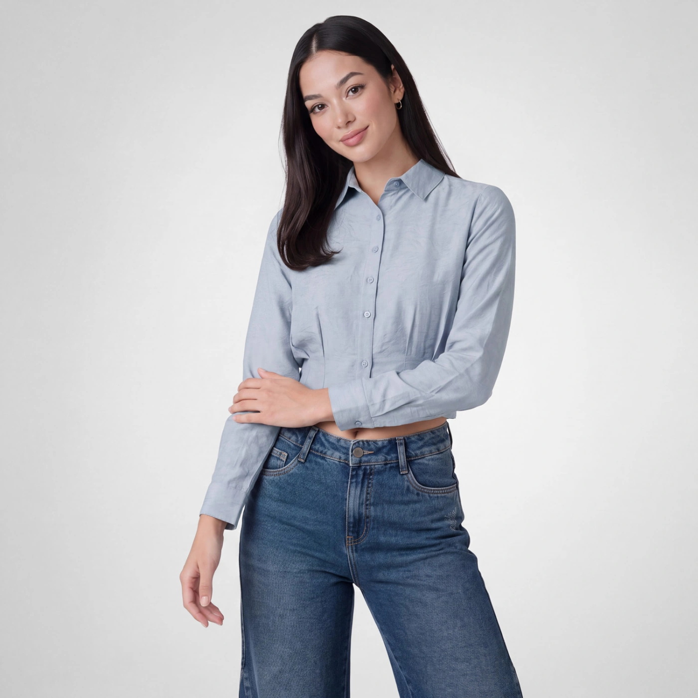 BLUSA MANGA LARGA MUJER SQUEEZE LYREN - 1