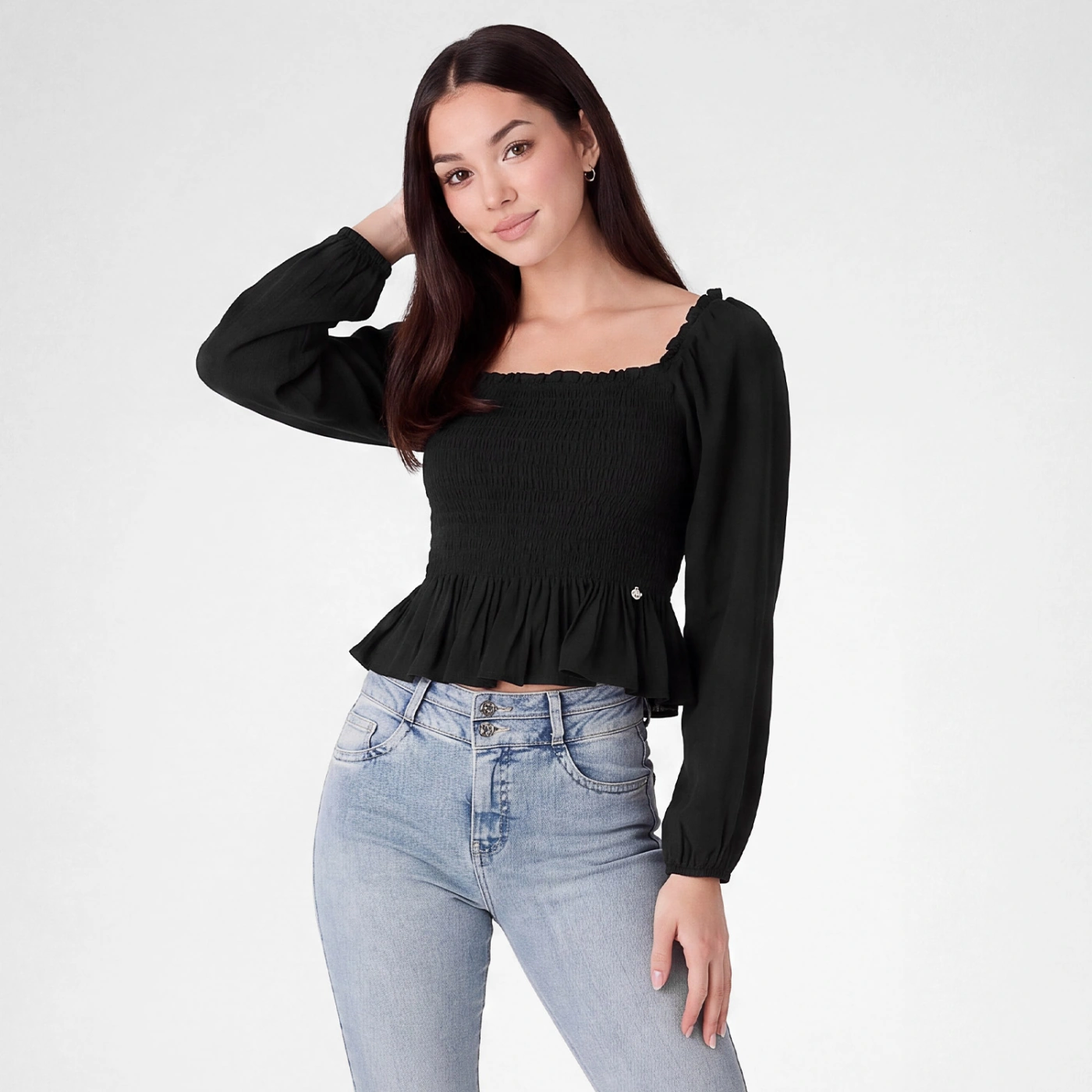 BLUSA MANGA LARGA MUJER SQUEEZE KERIXA - 1