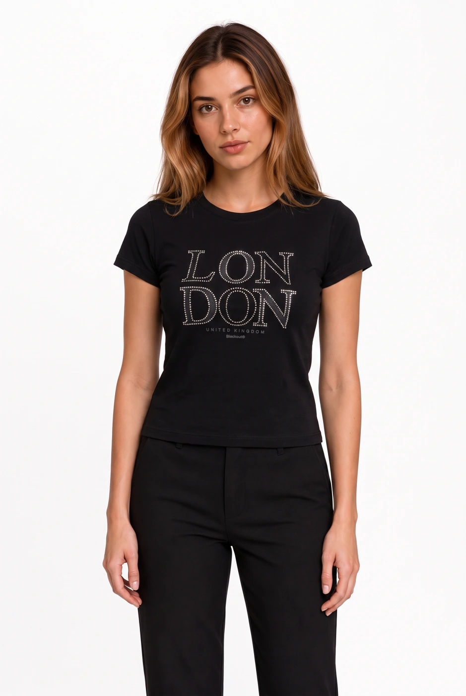 POLO ALGODÓN MANGA CORTA MUJER BLACKOUT - 1