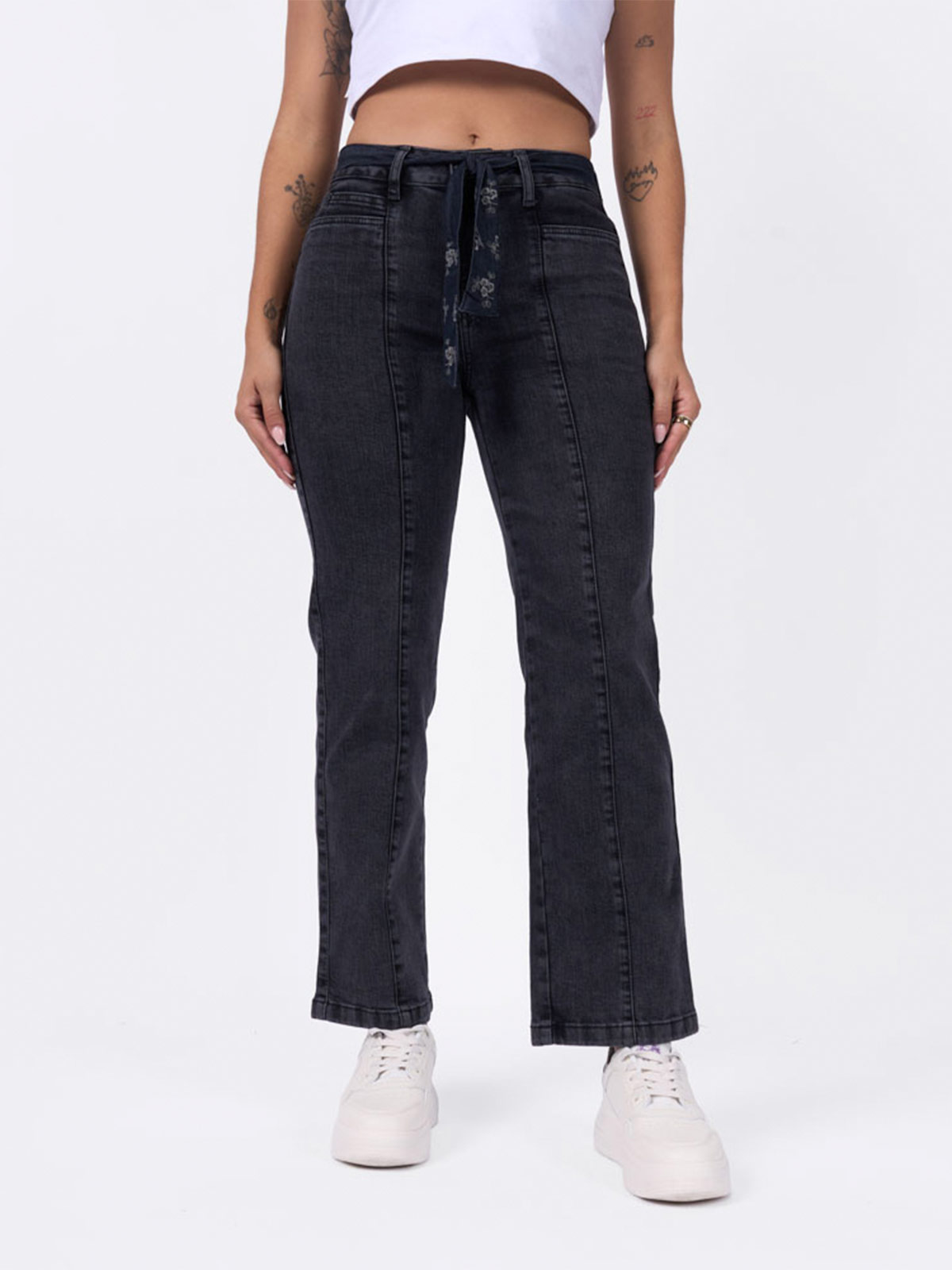 JEANS ALGODÓN RECTO MUJER BRONCO - 2