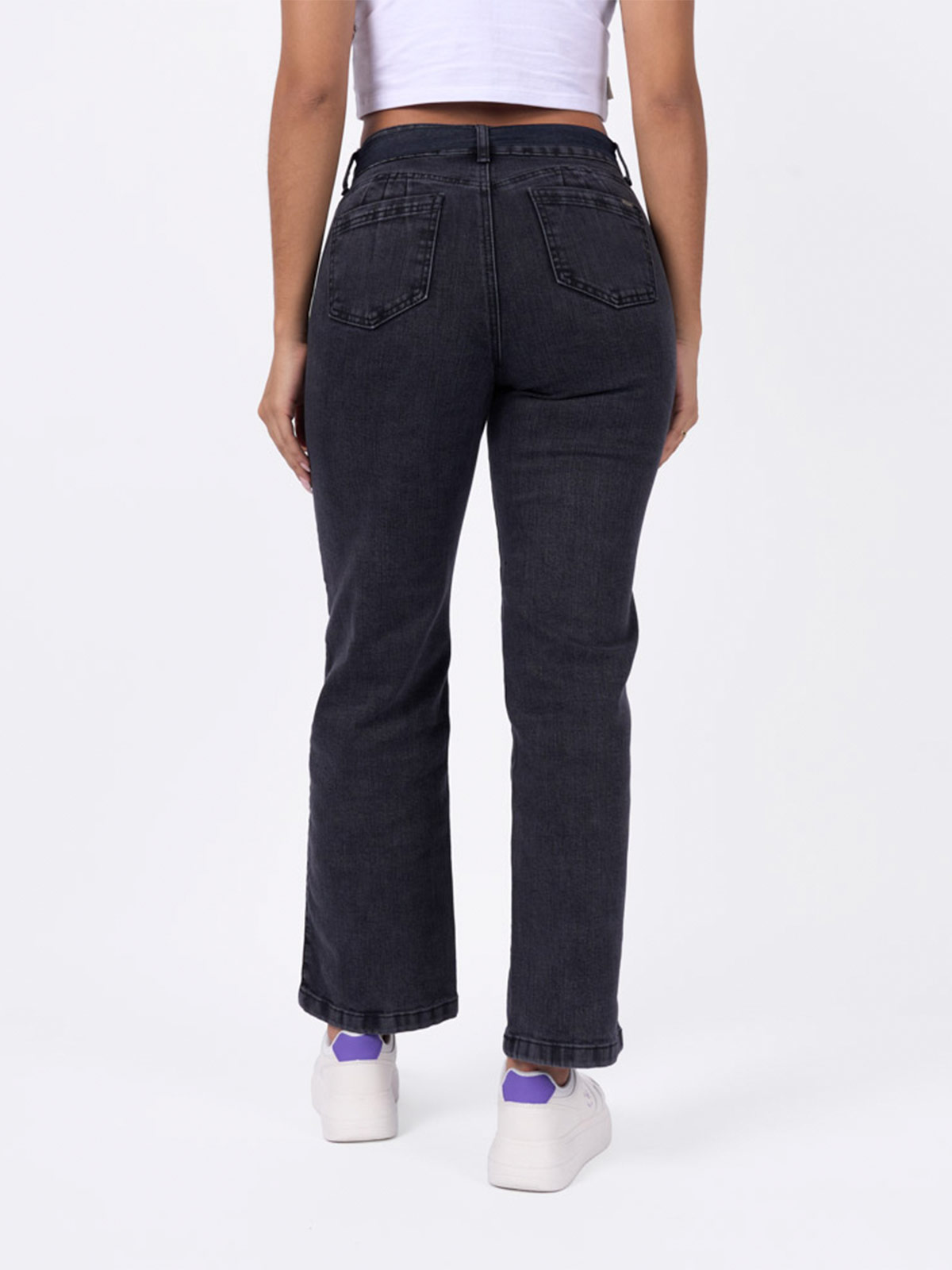 JEANS ALGODÓN RECTO MUJER BRONCO - 3