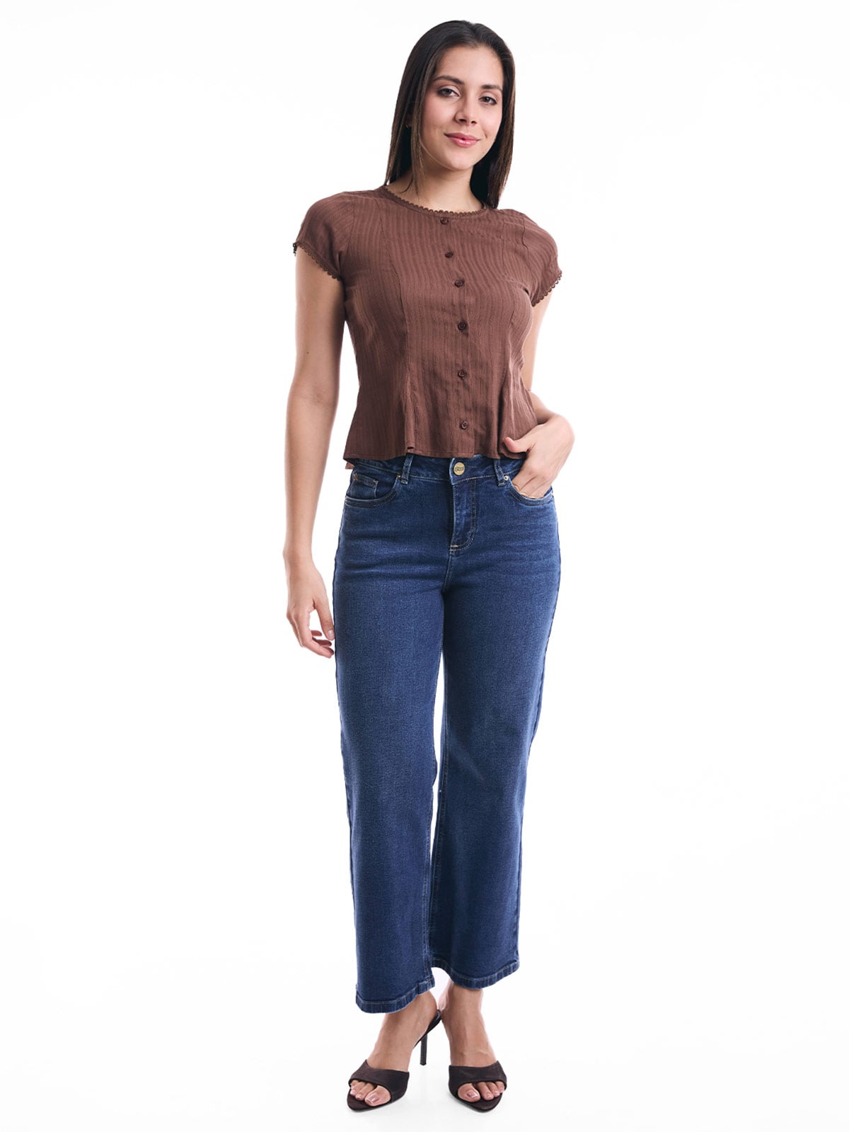JEANS ALGODÓN CULOTTE MUJER METAL JEANS DIONE - 1