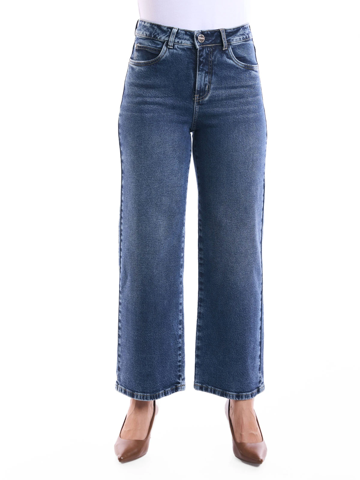 JEANS ALGODÓN STRAIGHT MUJER METAL JEANS ROSALINDA - 2