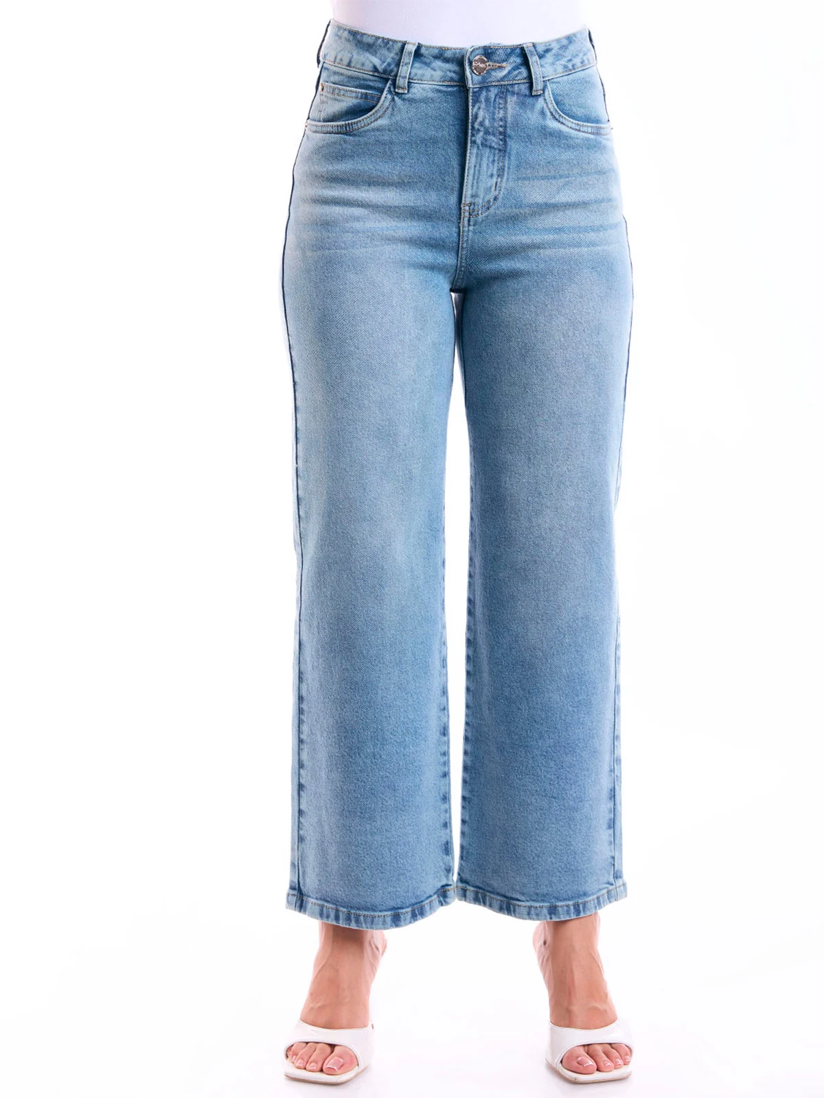 JEANS ALGODÓN STRAIGHT MUJER METAL JEANS ROSALINDA  - 2