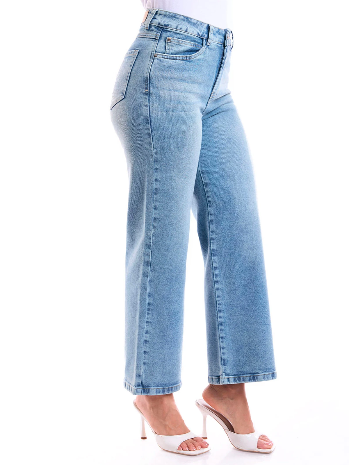 JEANS ALGODÓN STRAIGHT MUJER METAL JEANS ROSALINDA  - 4