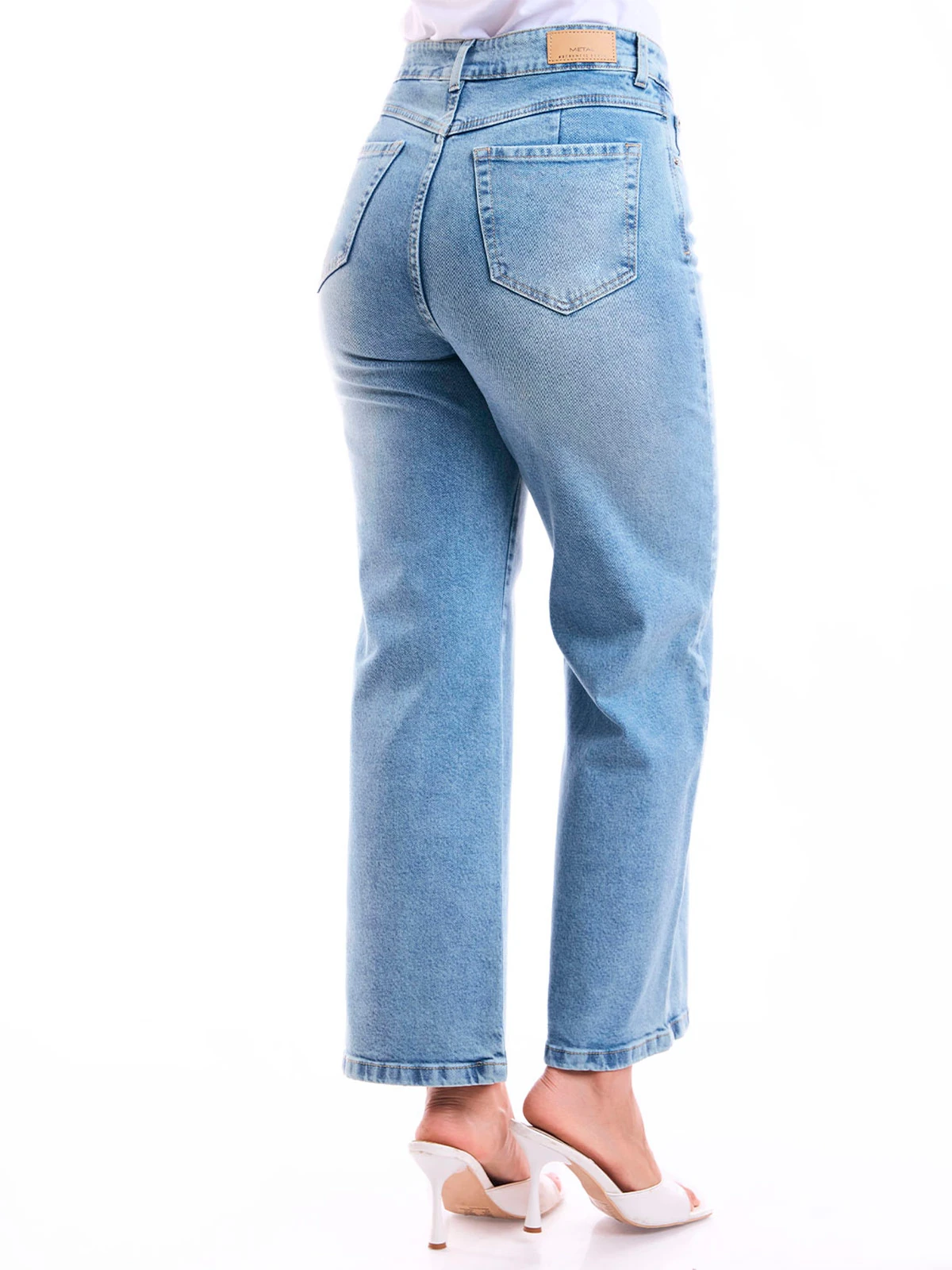 JEANS ALGODÓN STRAIGHT MUJER METAL JEANS ROSALINDA  - 5