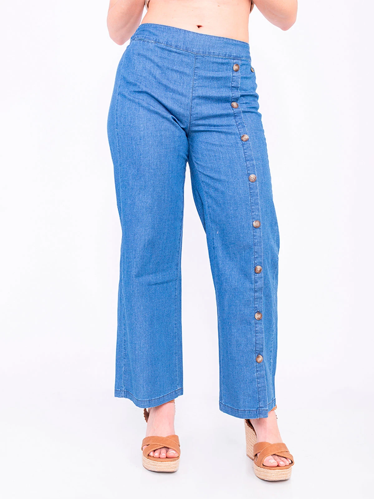 PANTALÓN ALGODÓN MUJER SODA BLUES ANUBIS - 2