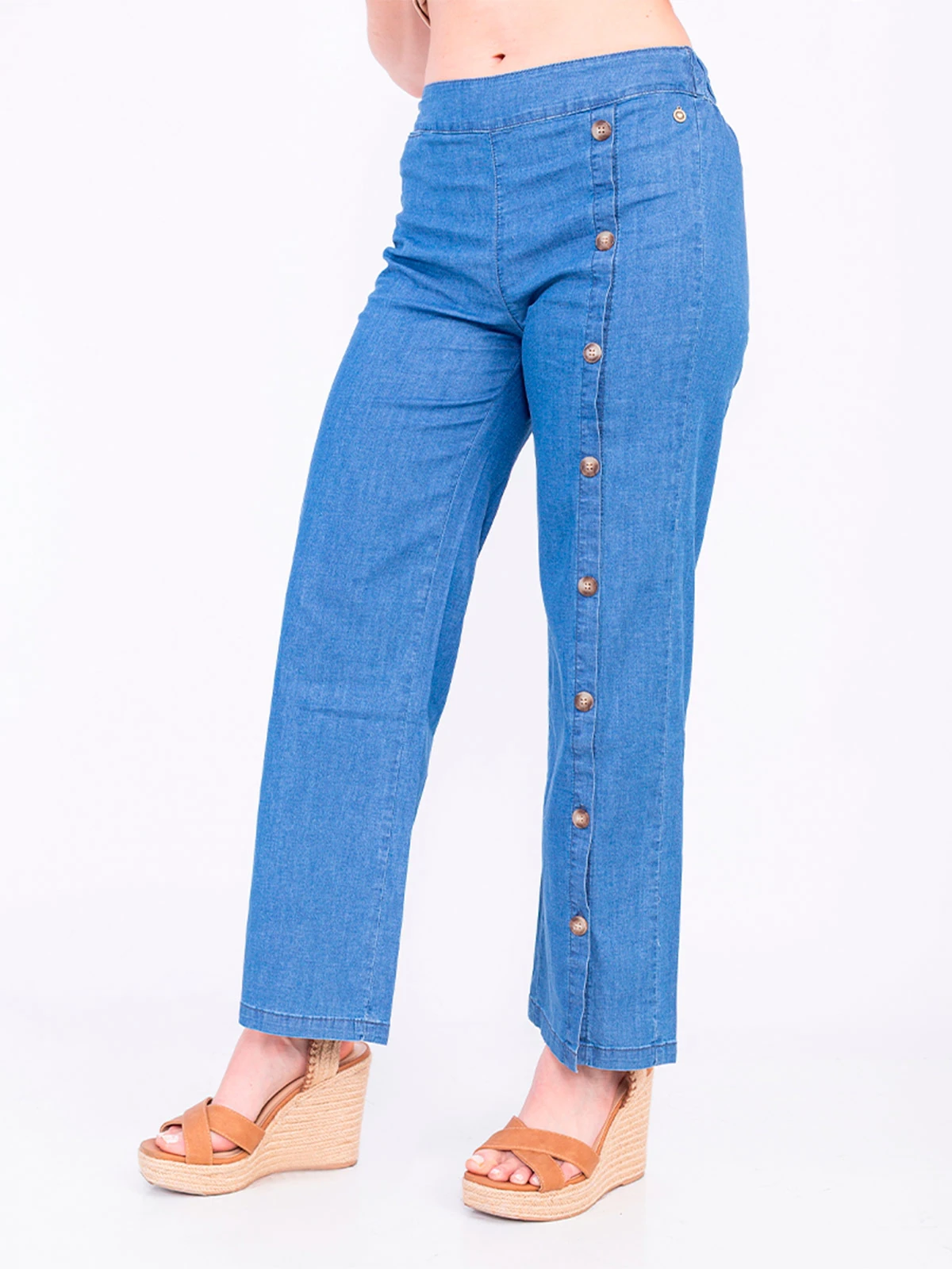 PANTALÓN ALGODÓN MUJER SODA BLUES ANUBIS - 3