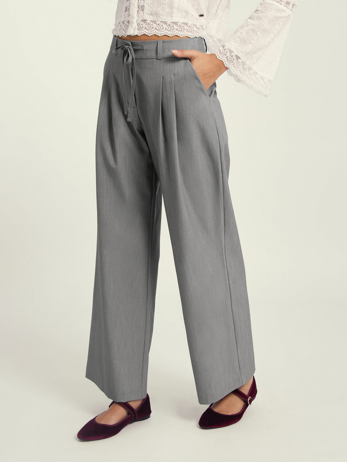 PANTALÓN RECTO MUJER EXIT NELA - 2