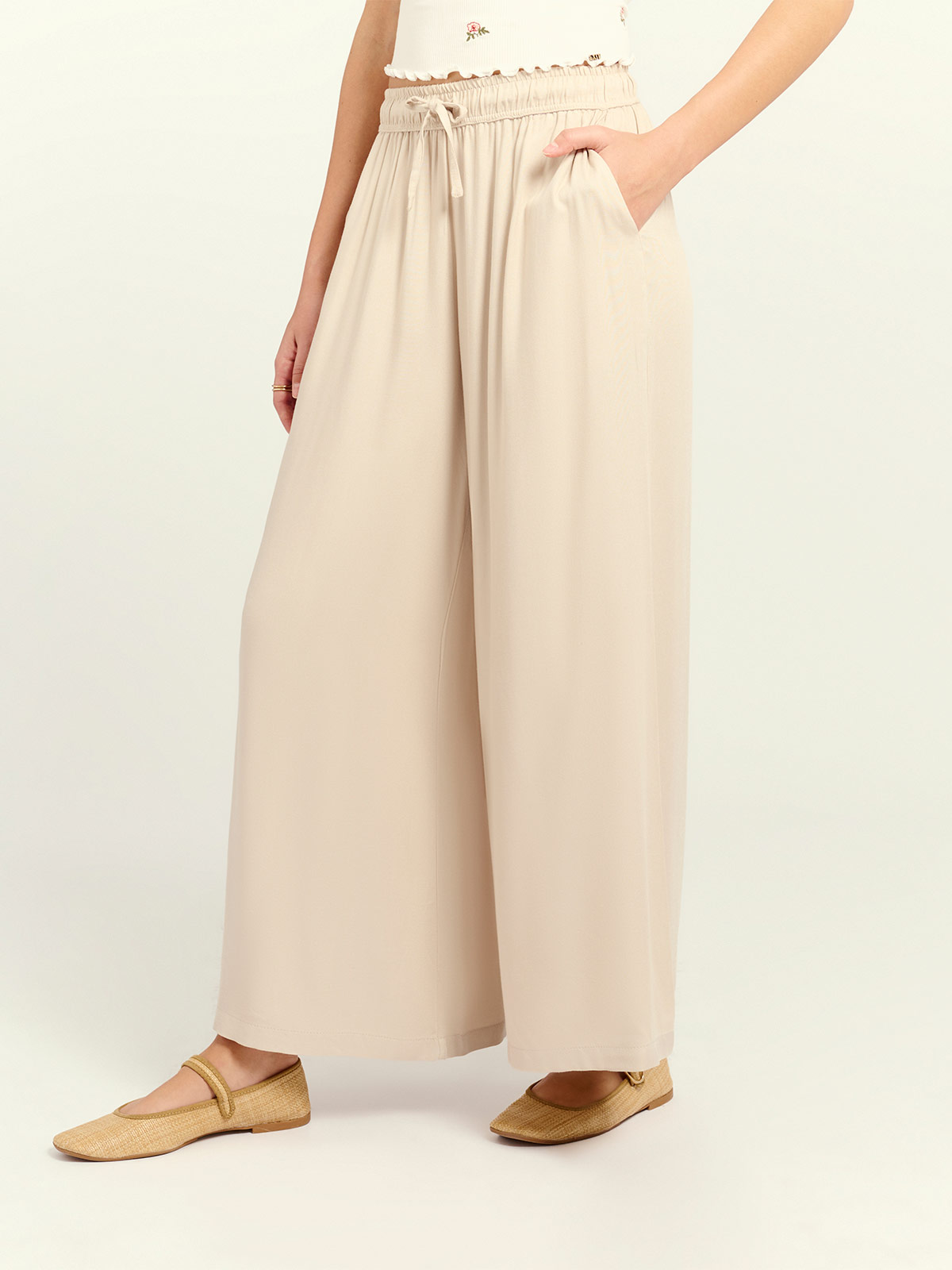 PANTALÓN WIDE LEG MUJER EXIT - 2