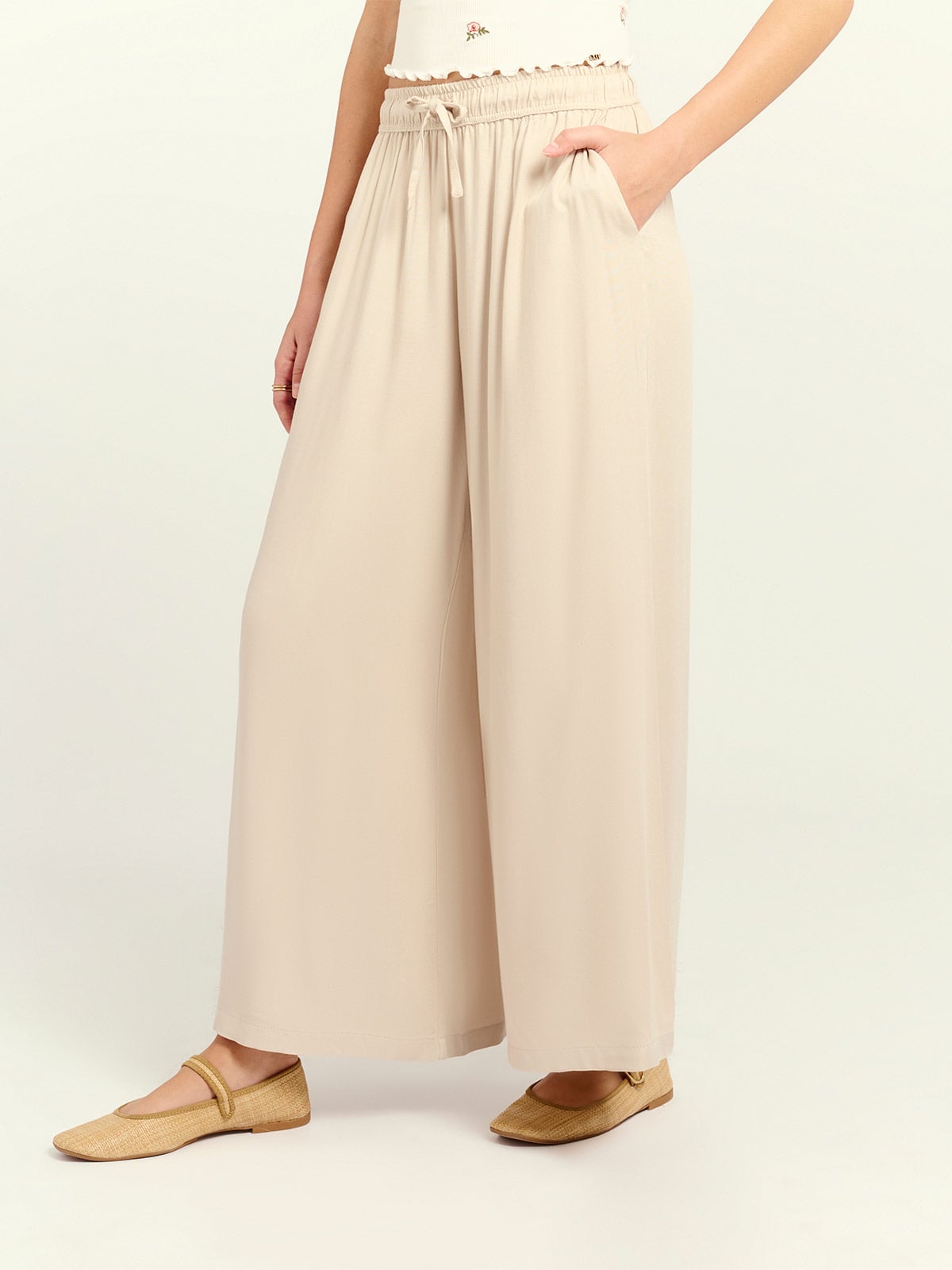 PANTALÓN WIDE LEG MUJER EXIT - 2