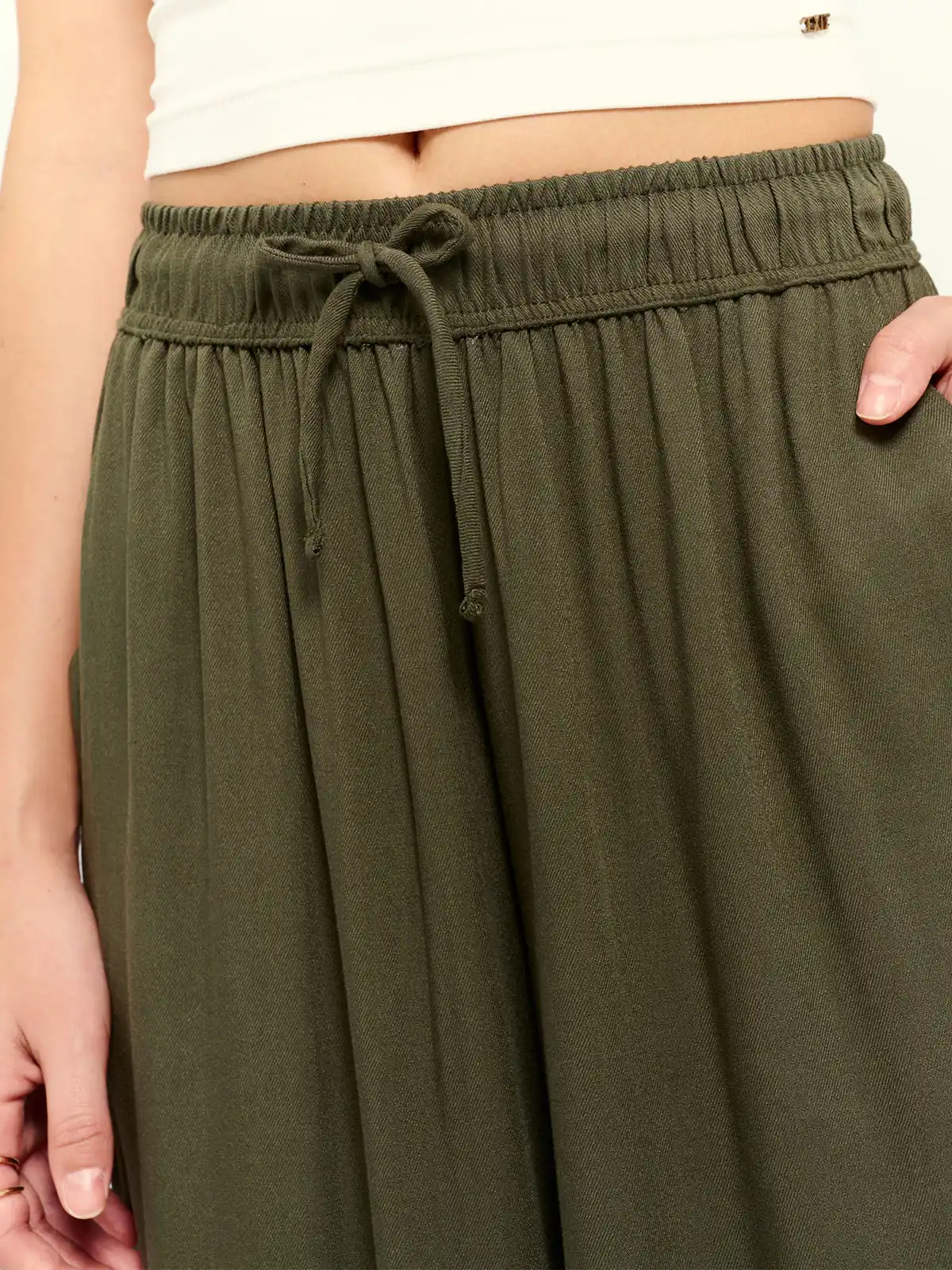 PANTALÓN WIDE LEG MUJER EXIT - 4