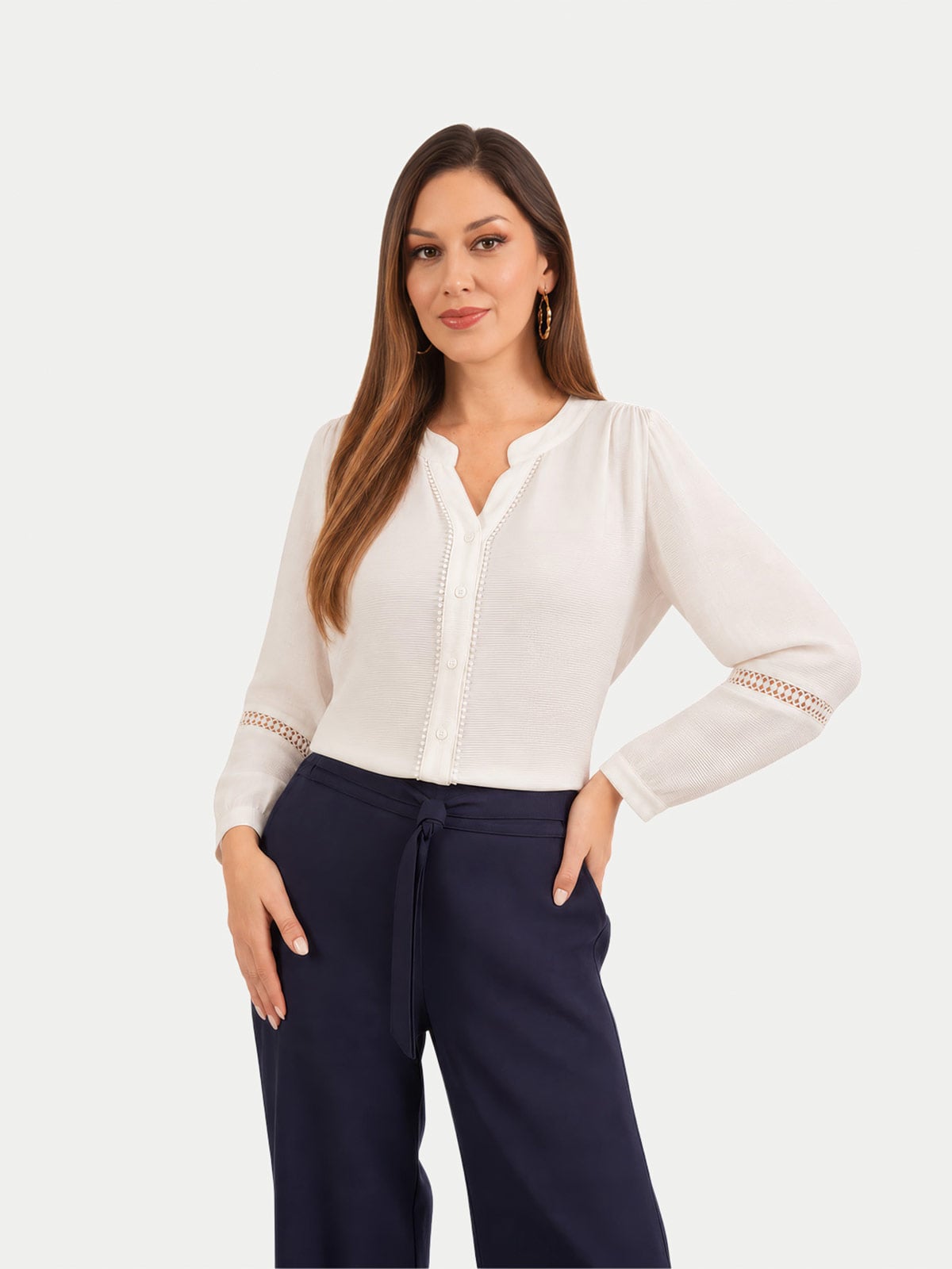 BLUSA MANGA LARGA CP MODA DE COLECCIÓN POSITANO - 1