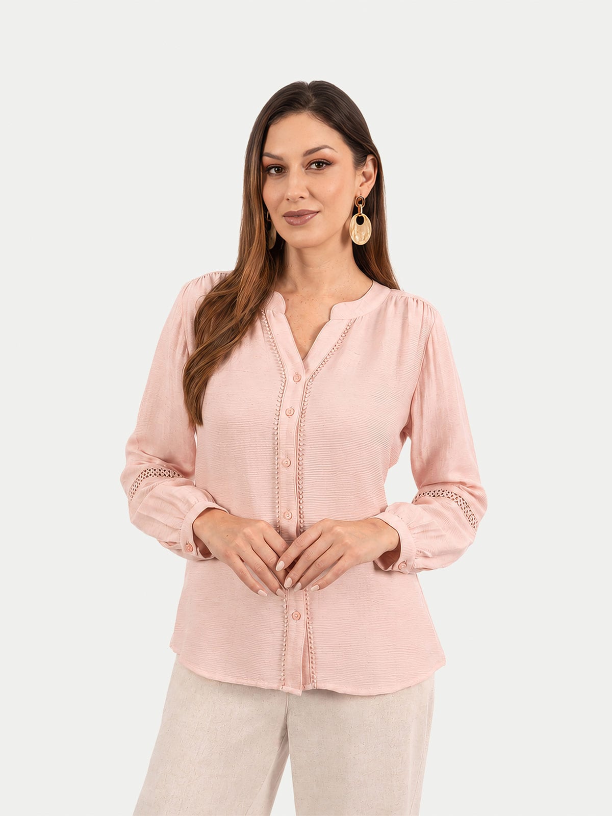 BLUSA MANGA LARGA CP MODA DE COLECCIÓN POSITANO - 1