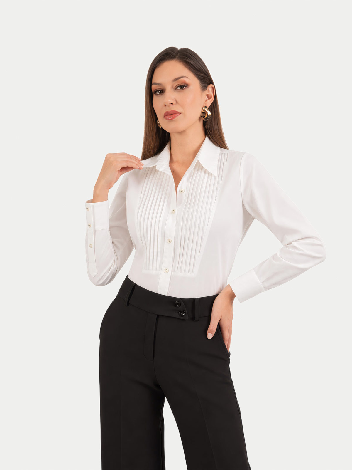 BLUSA MANGA LARGA CP MODA DE COLECCIÓN RAVELLO - 1