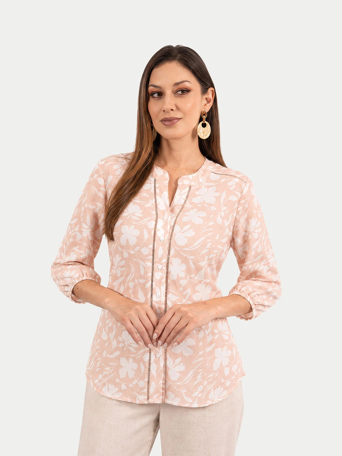 BLUSA MANGA 3/4 MUJER CP MODA DE COLECCIÓN SIRMIONE - 1