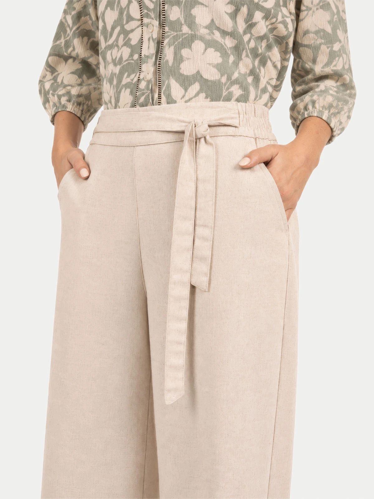 PANTALÓN REGULAR MUJER CP MODA DE COLECCIÓN MATERA - 4