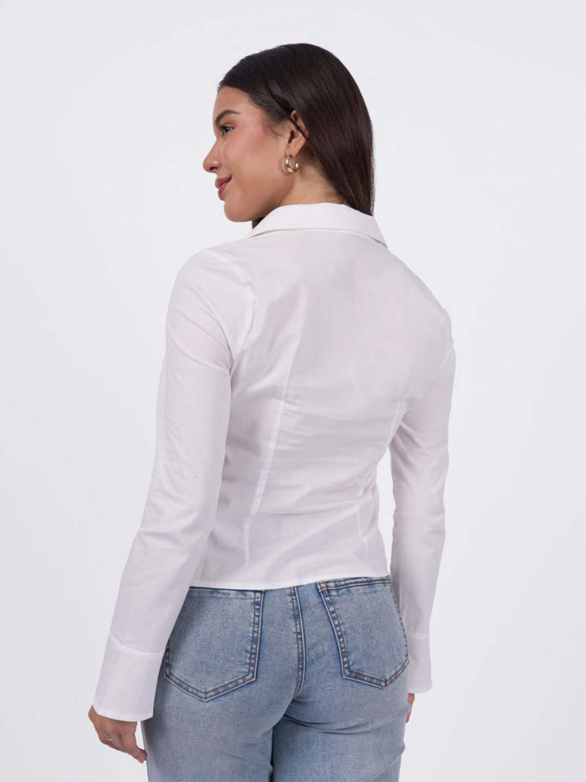 BLUSA MANGA LARGA ALGODÓN MUJER MACHINE NERIL - 2