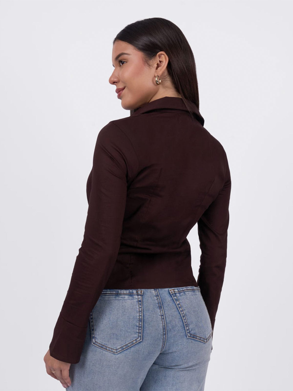 BLUSA MANGA LARGA ALGODÓN MUJER MACHINE NERIL - 2