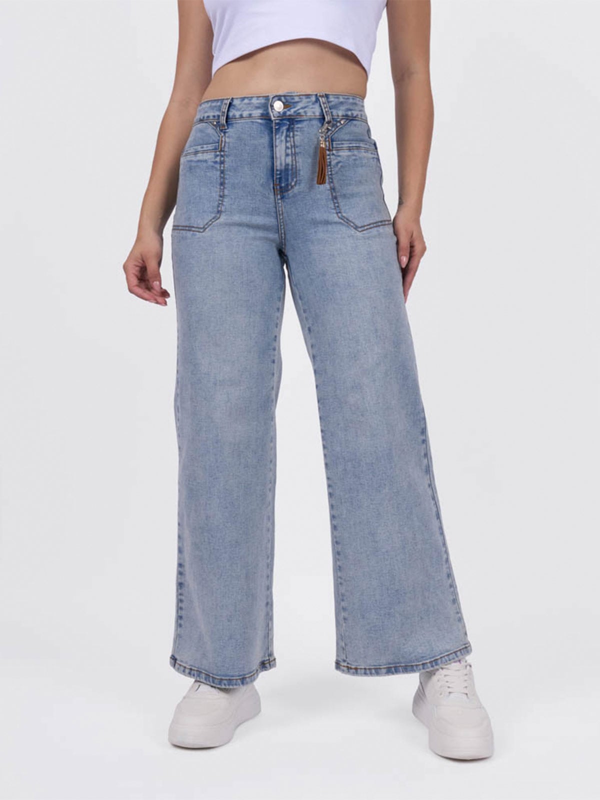JEANS PALAZZO MUJER MACHINE PEGY - 2