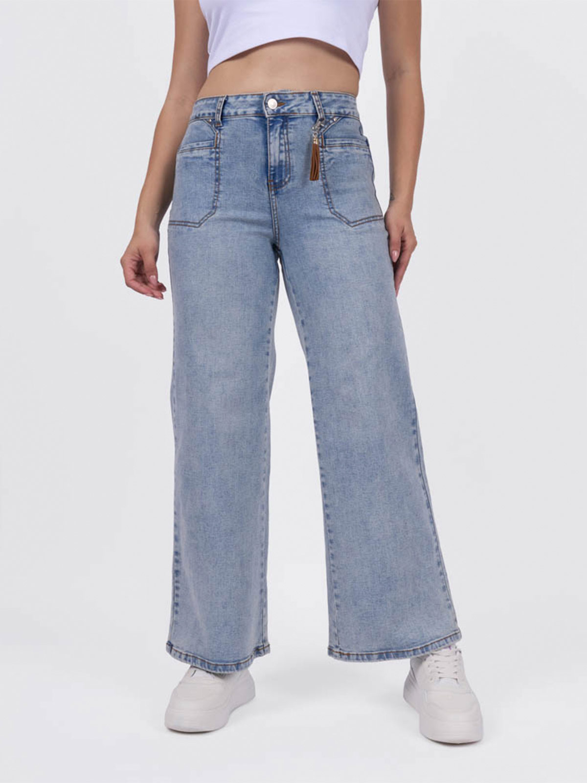 JEANS PALAZZO MUJER MACHINE PEGY - 2