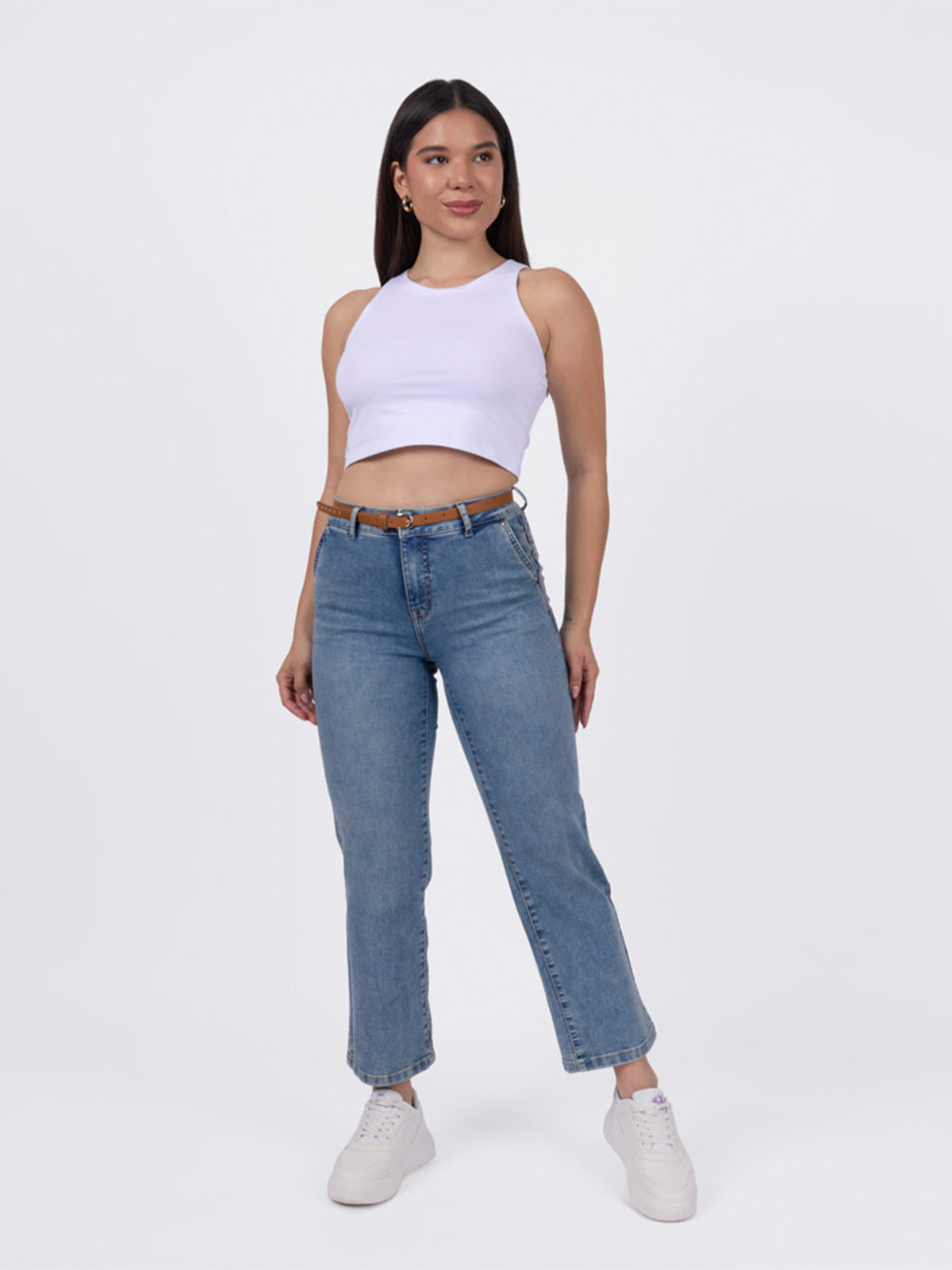 JEANS RECTO MUJER MACHINE RAIDA - 1