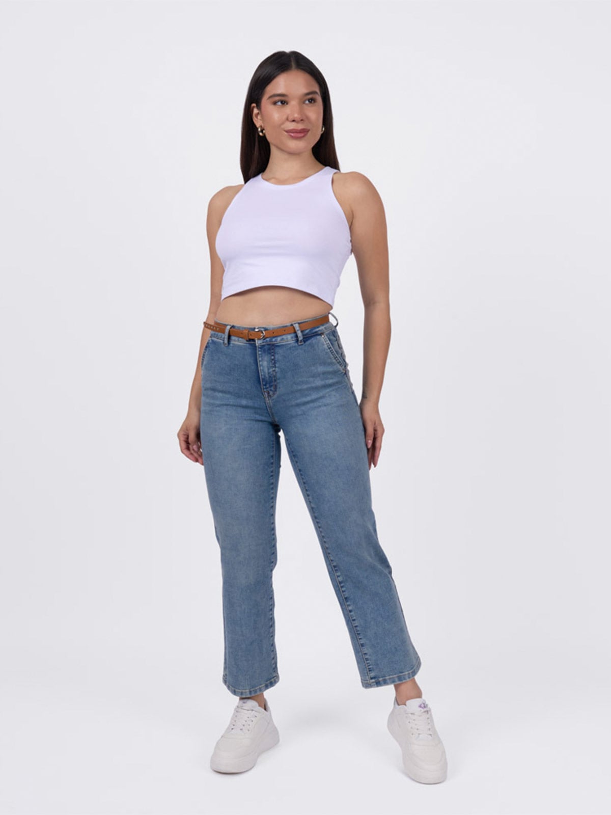 JEANS RECTO MUJER MACHINE RAIDA - 1