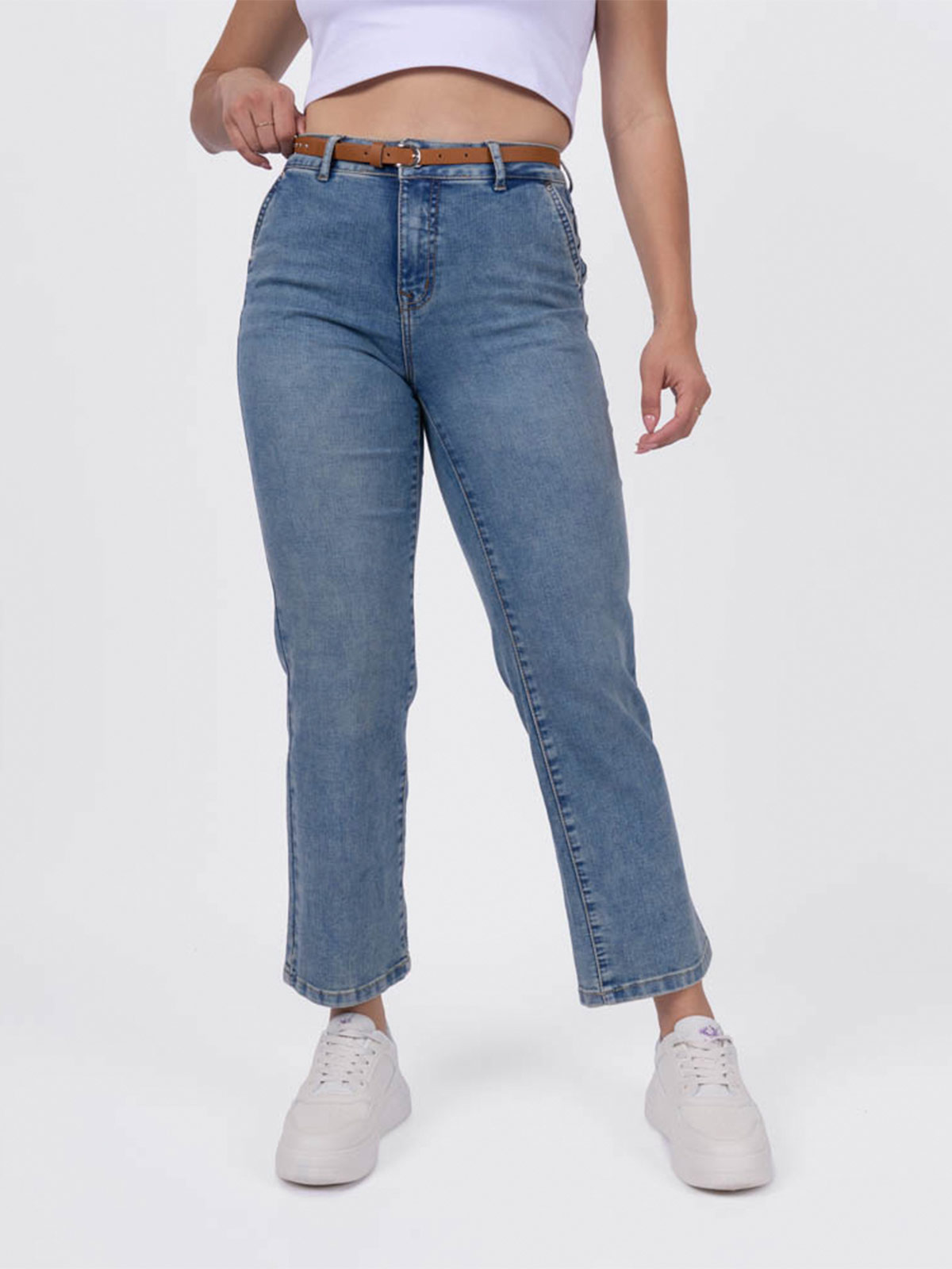 JEANS RECTO MUJER MACHINE RAIDA - 2