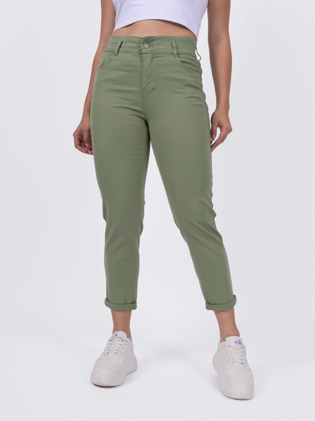 PANTALÓN SKINNY ALGODÓN MUJER PEIPER - 2