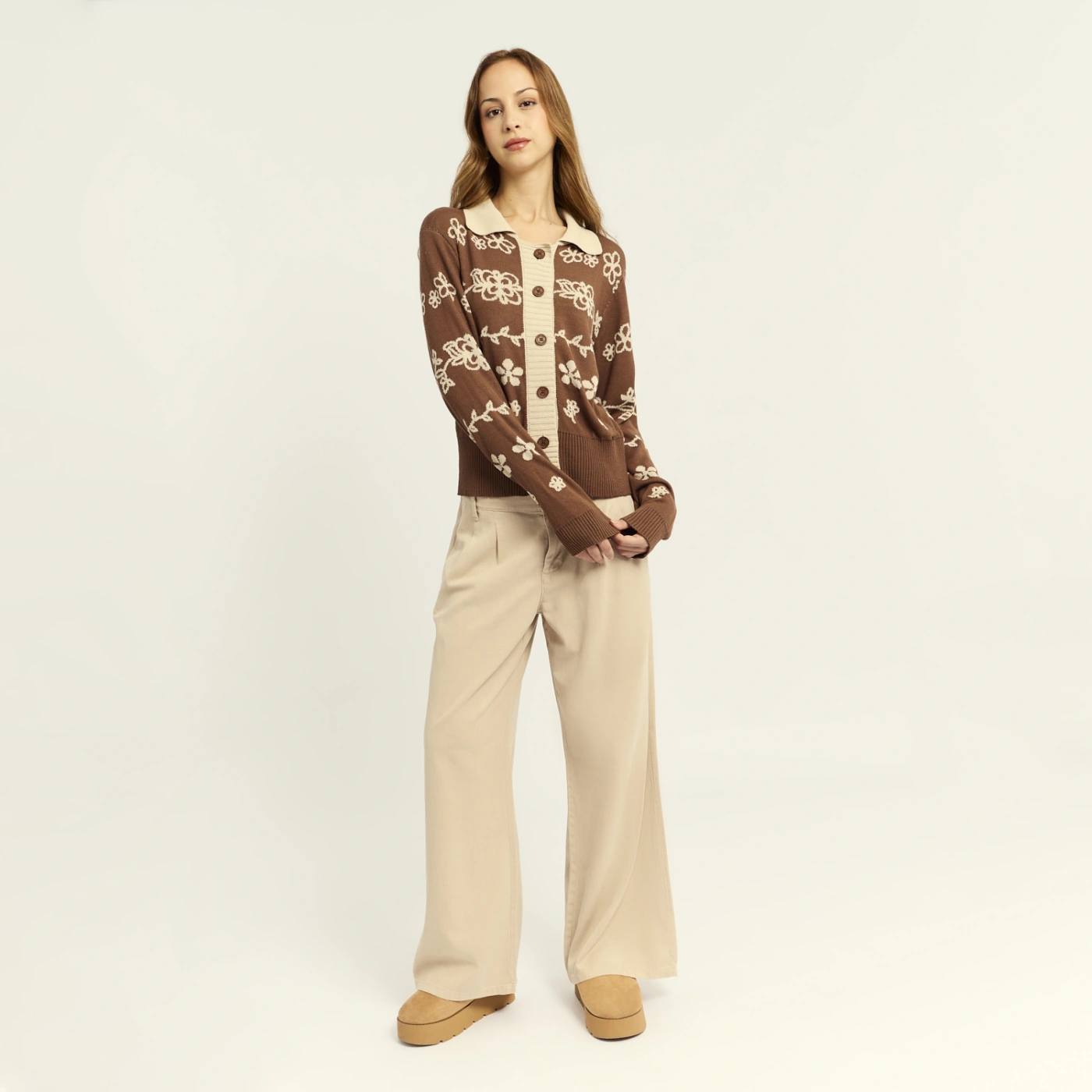 PANTALÓN WIDE LEG MUJER EXIT JENEL - 1